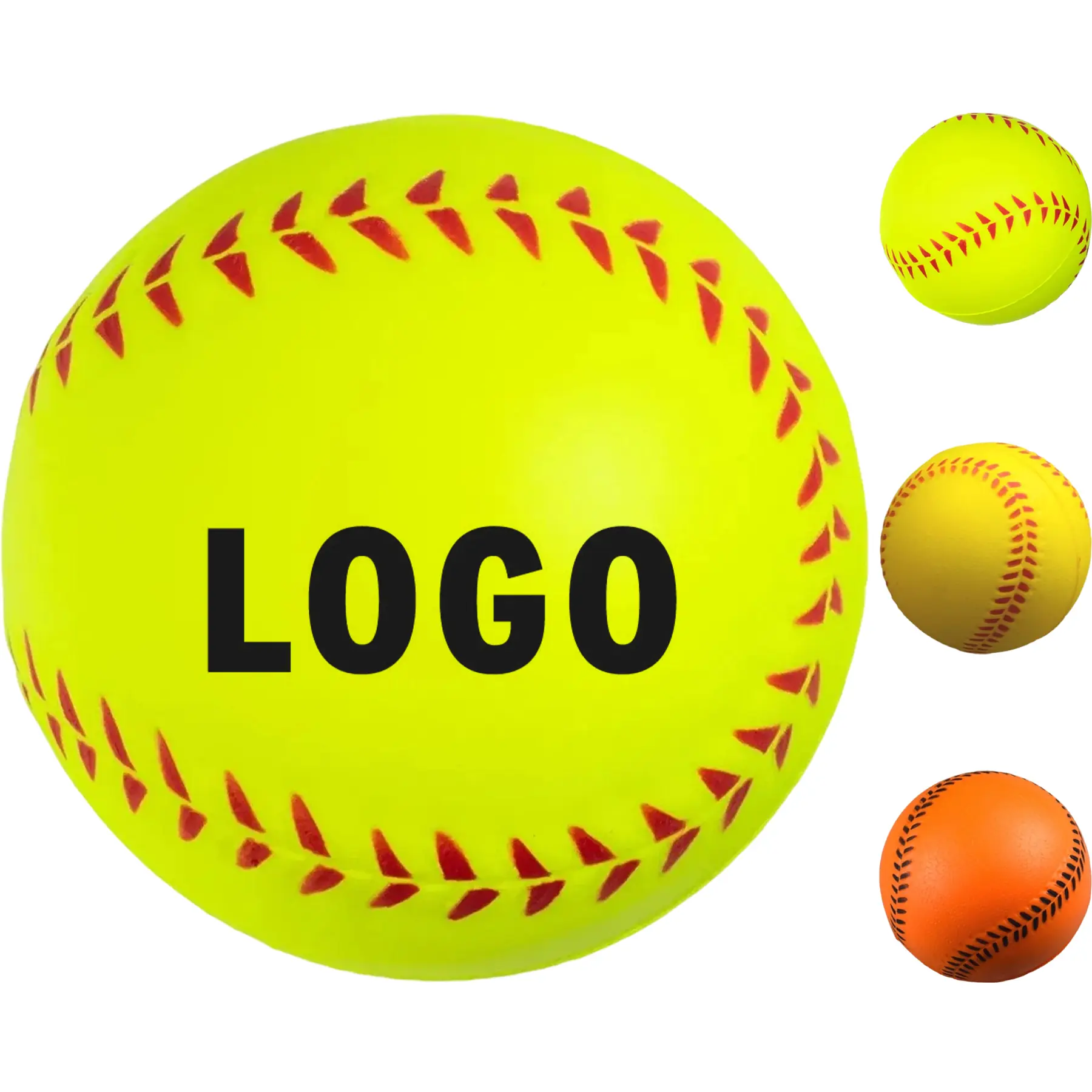Personalized Softball Stress Ball Promotional Giveaway 2
