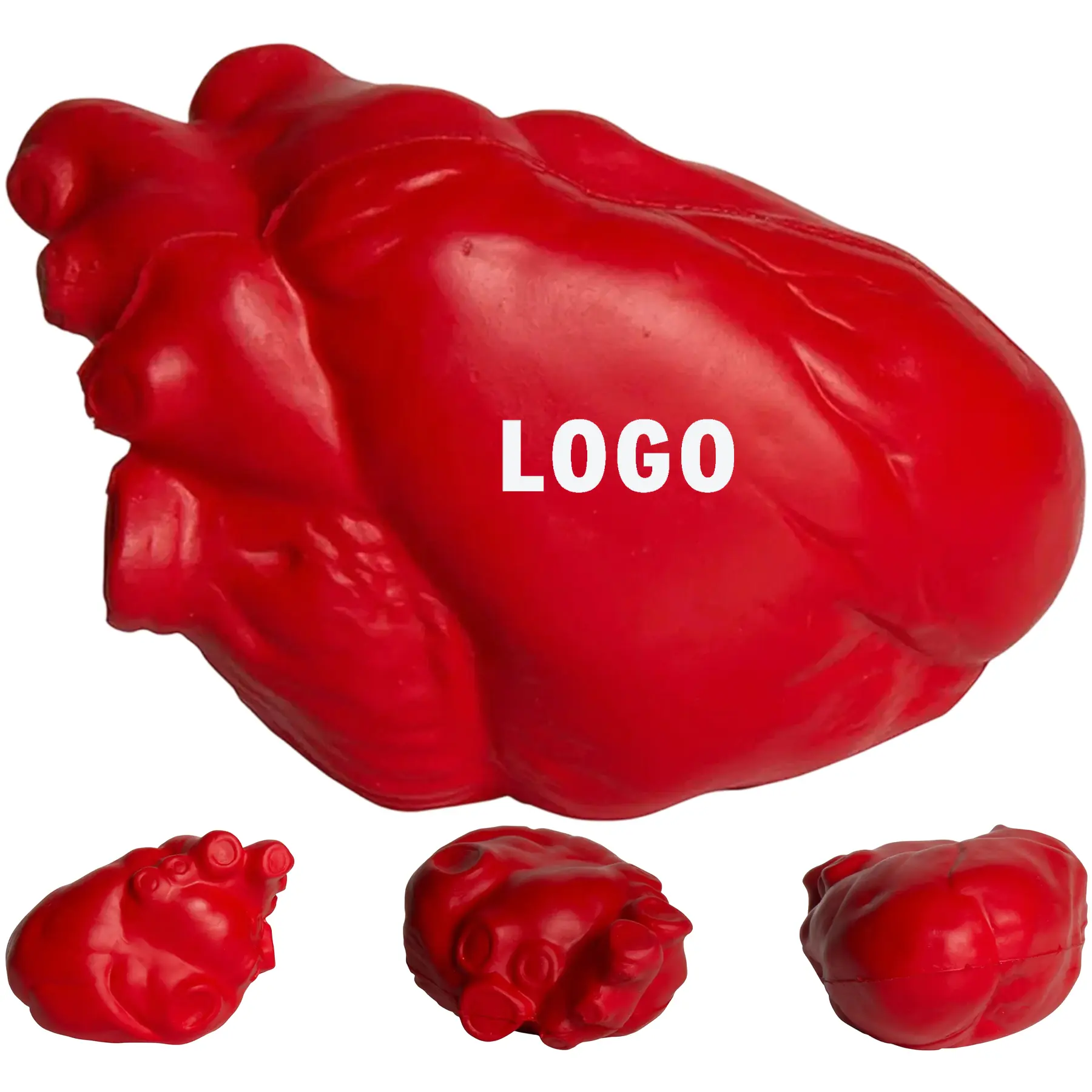 Anatomical Heart Stress Relief Squeeze Toy Custom Logo 2