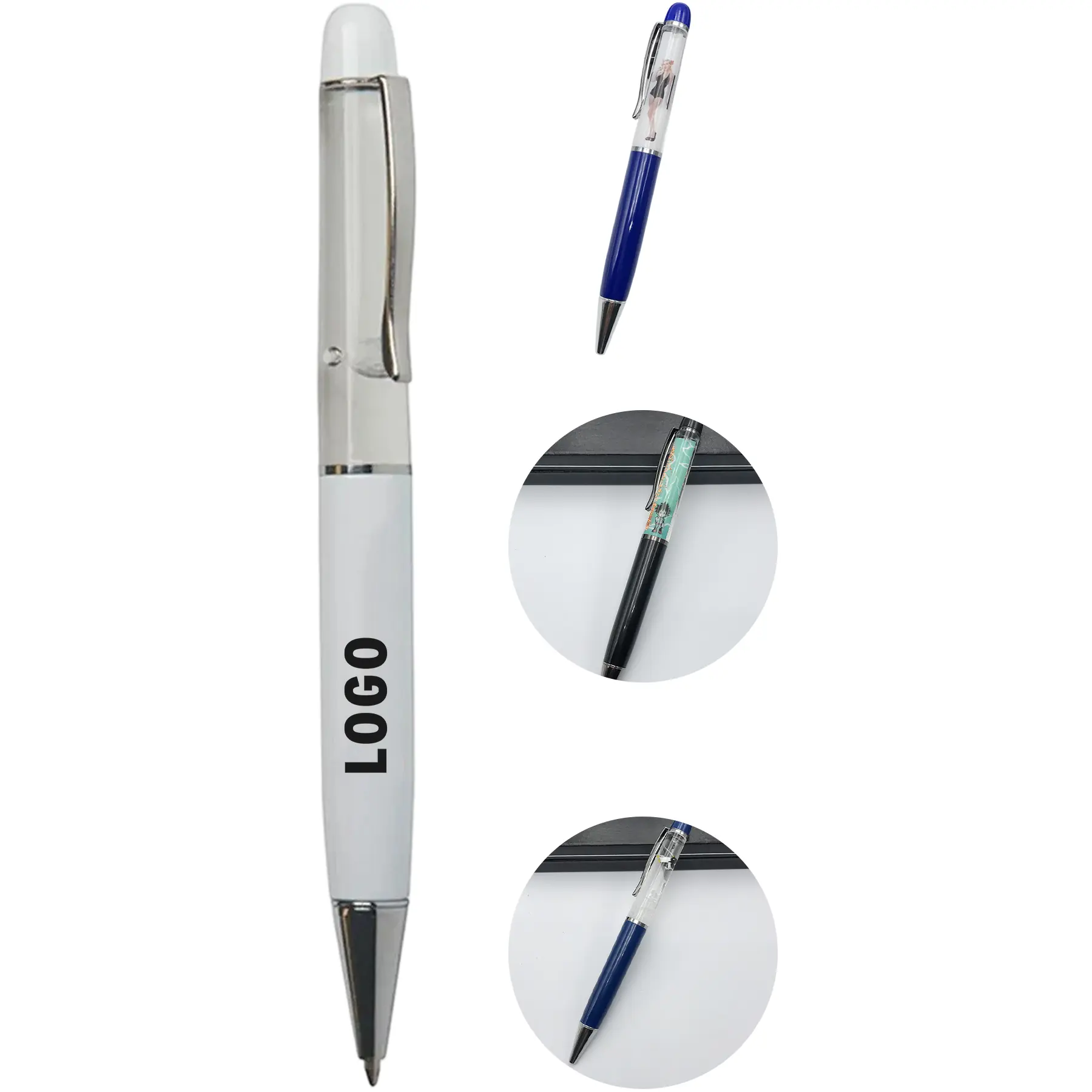 Golf Floating Ball Pen Custom 2