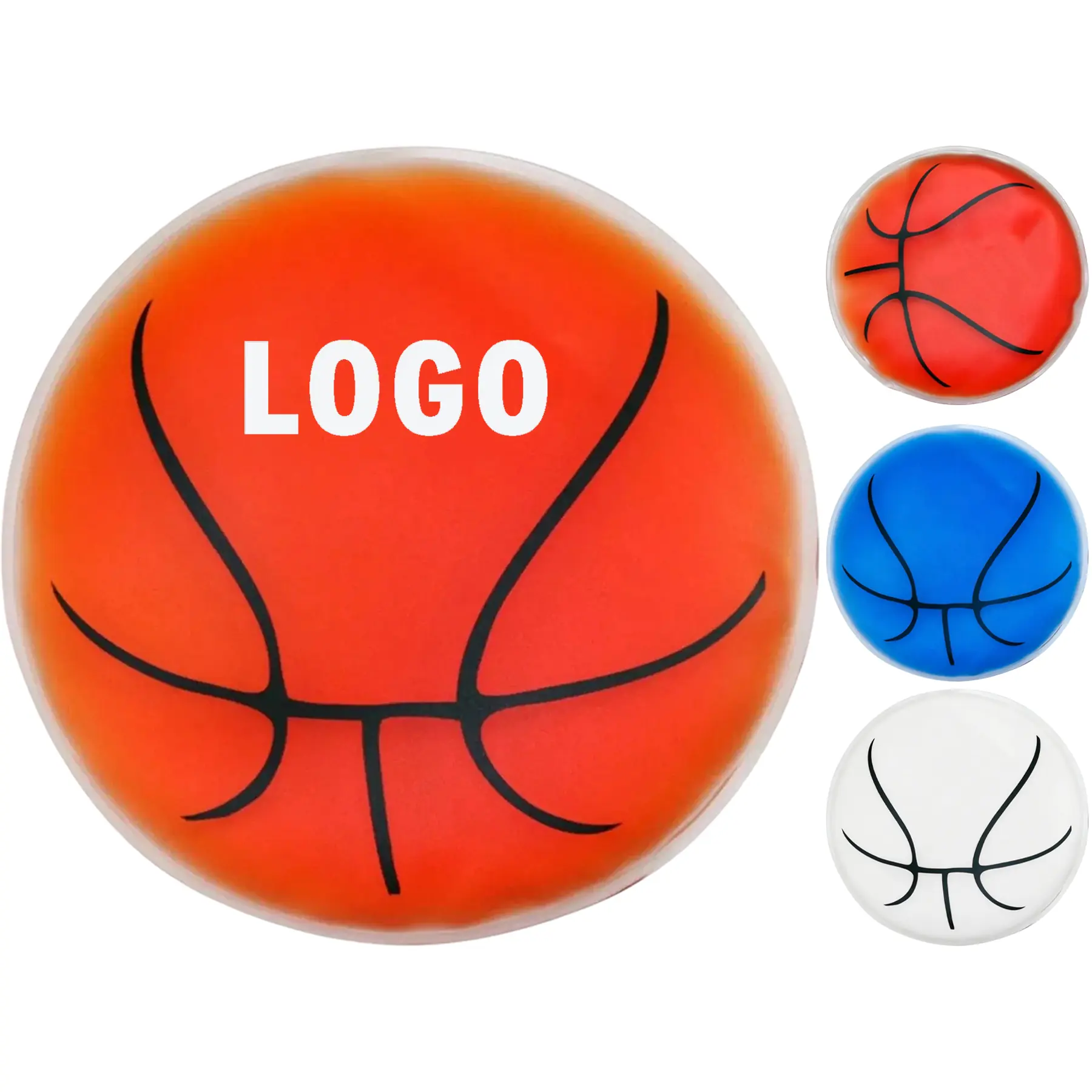 Basketball Shaped Gel Cold Pack Promotional Item 2