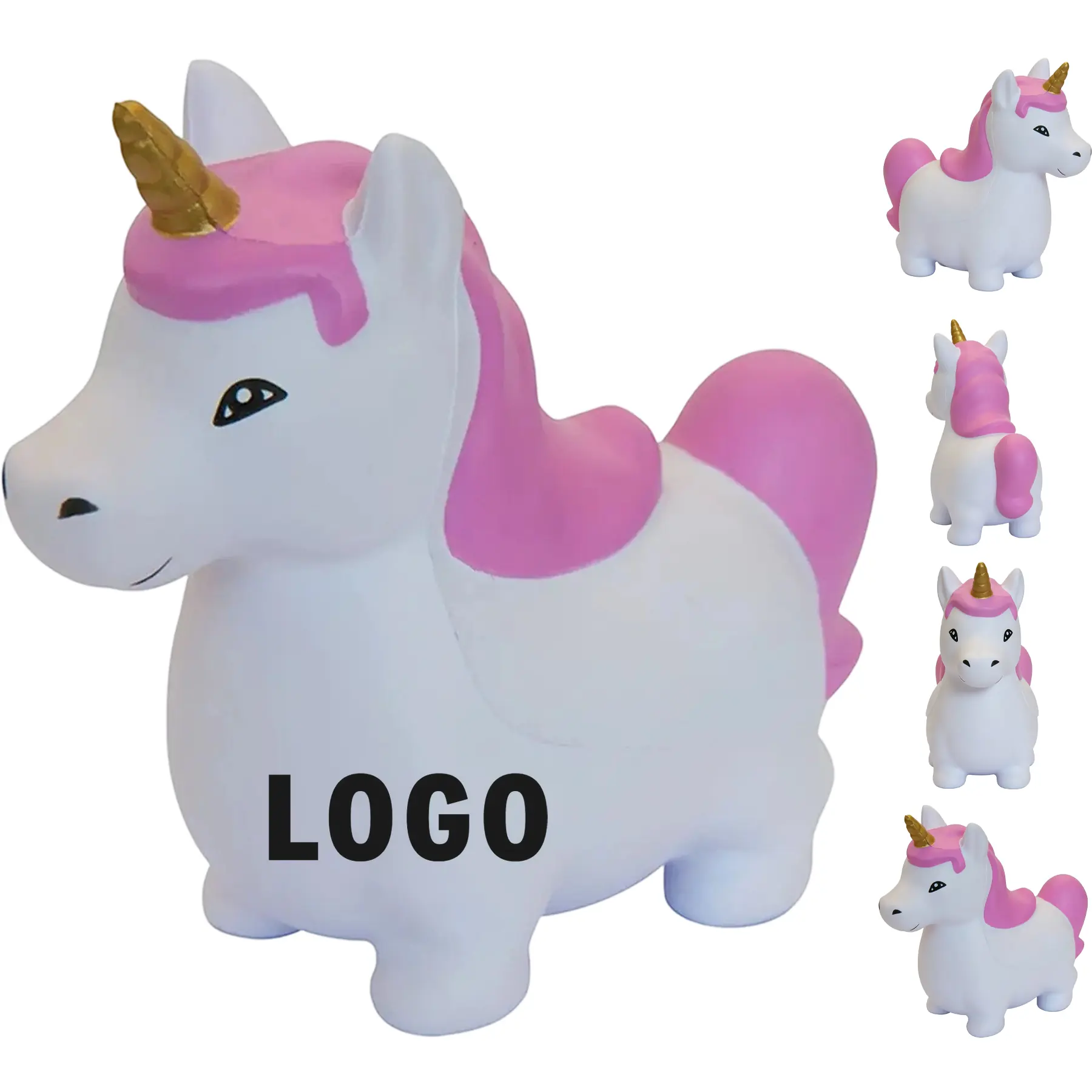 Promotional Unicorn Squeeze Stress Reliever Custom Logo 2
