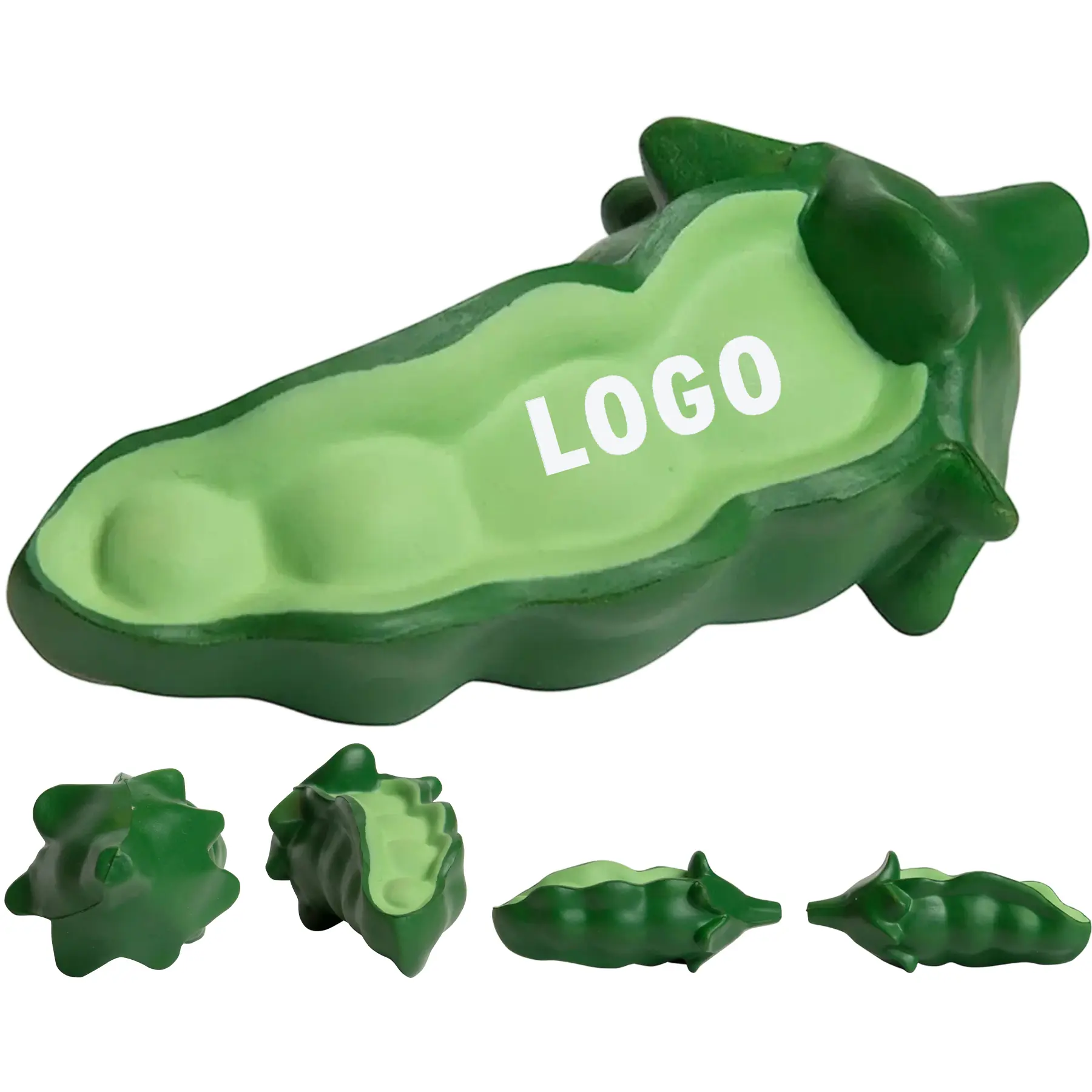 Custom Pea Pod Stress Reliever 2