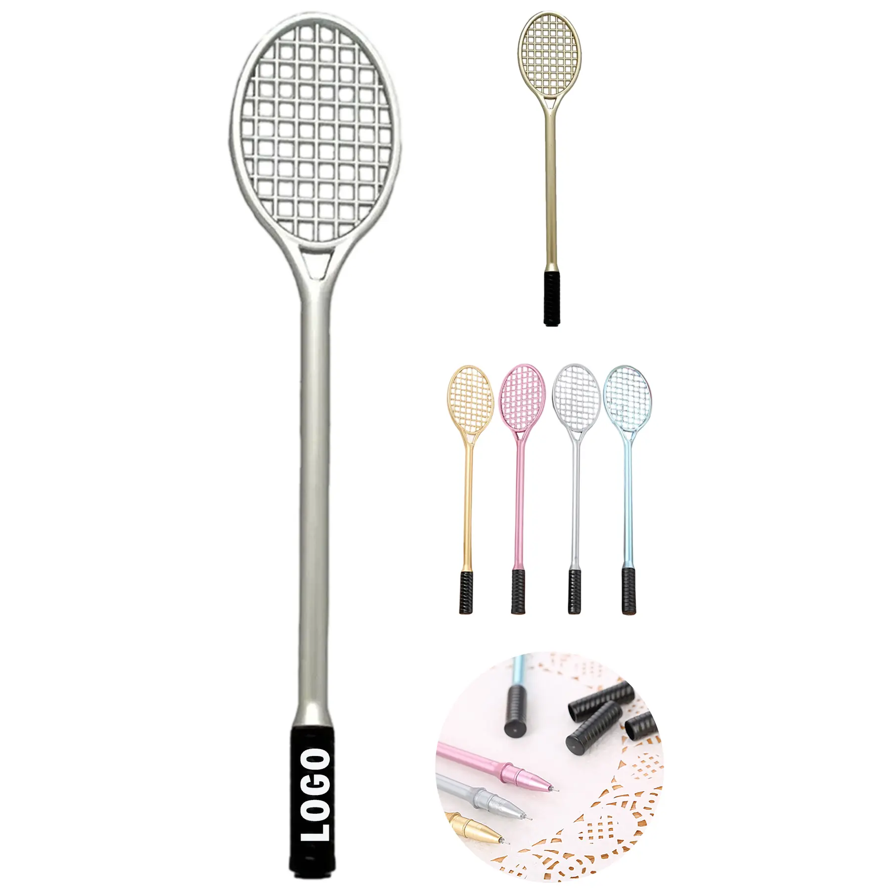 Tennis Racquet Custom Ballpoint Pen 2