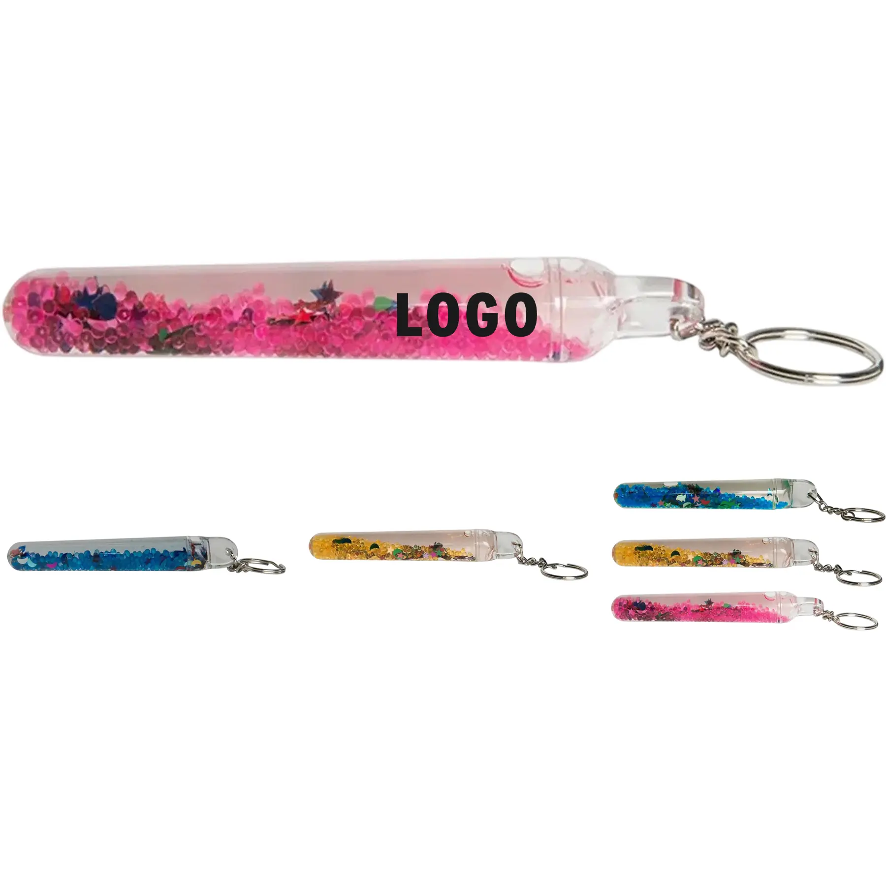 Charming Acrylic Wand Keychain Custom Logo 2