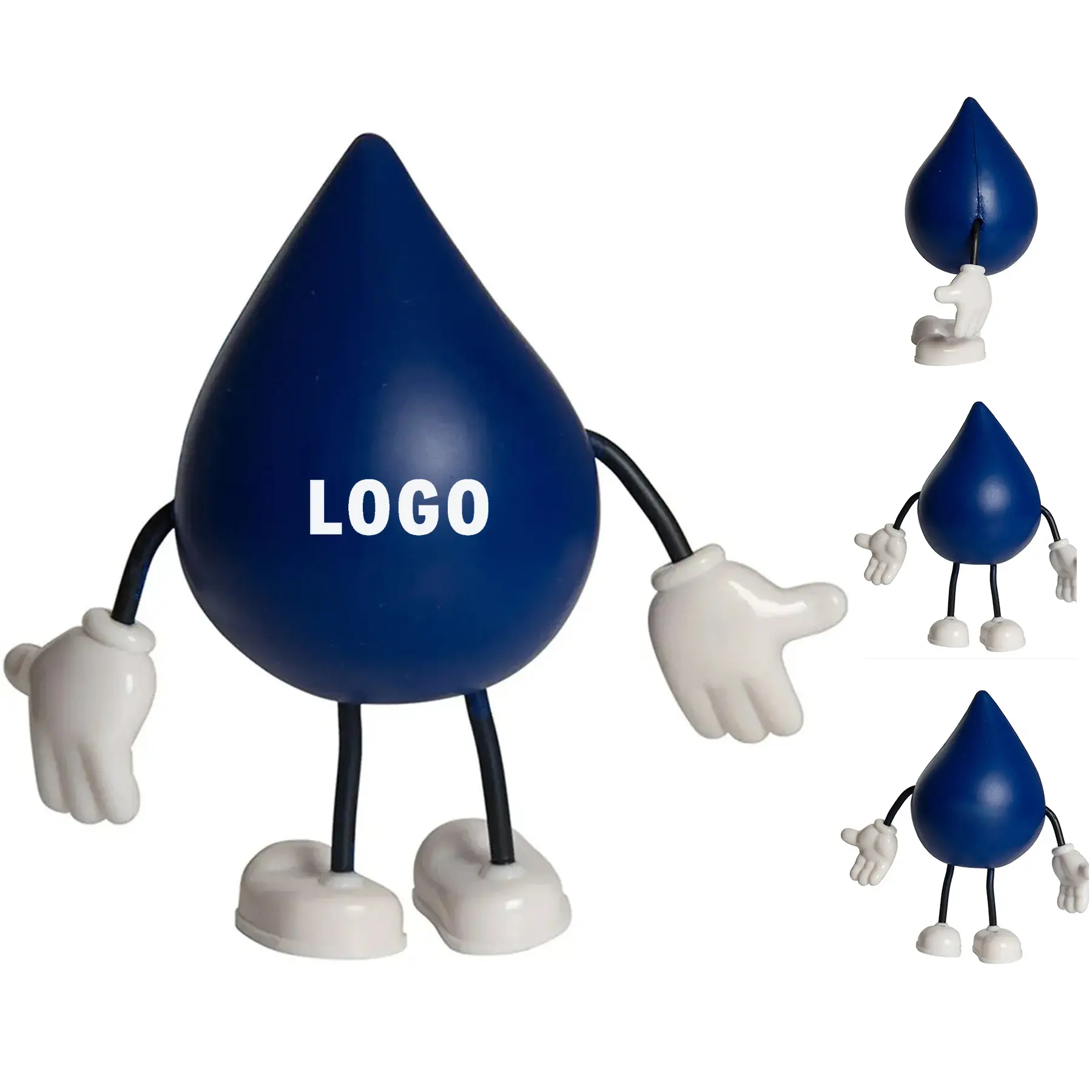Custom Drop Shape Stress Relief Squeeze Toy 2