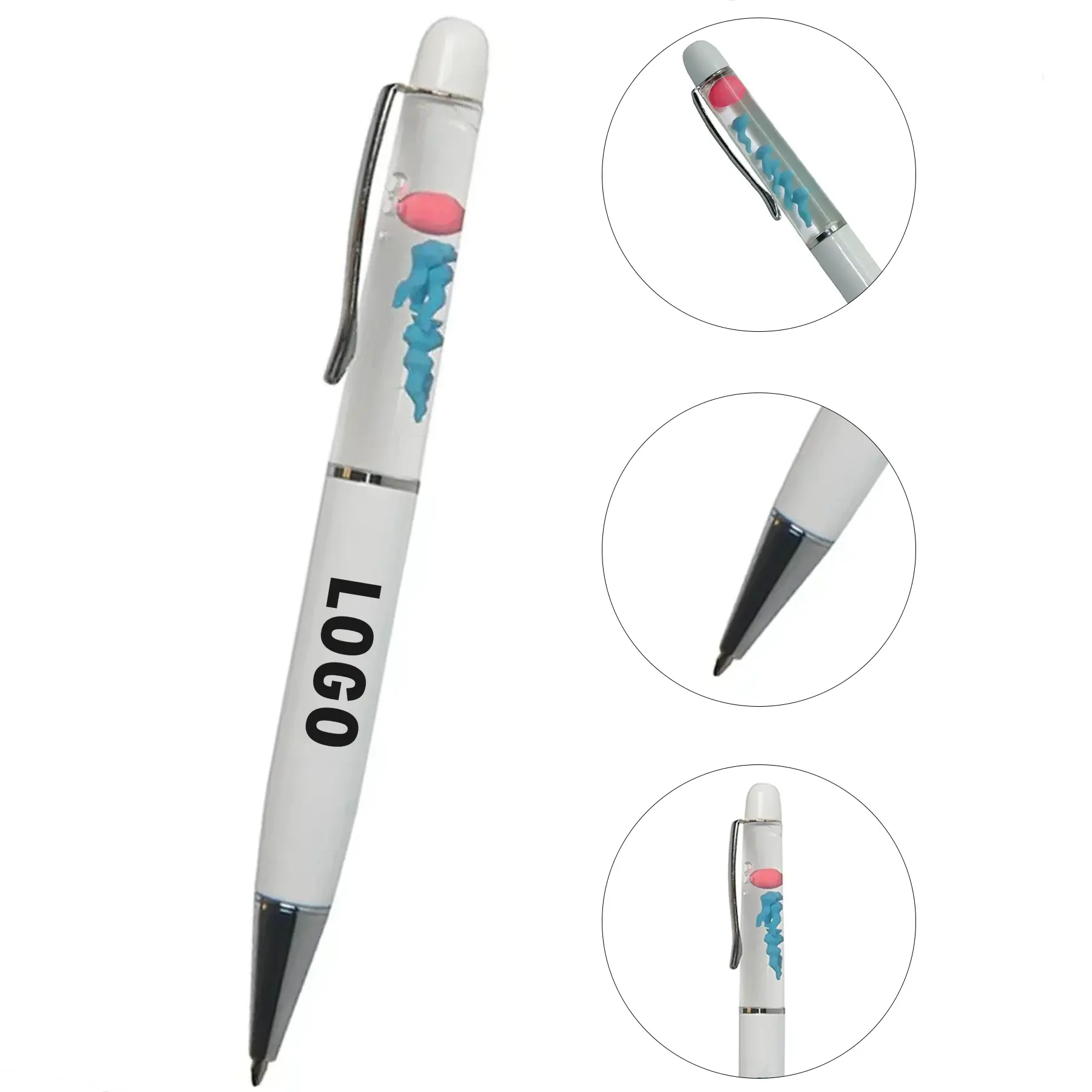 Sperm Egg Floating Ballpoint Pen 2
