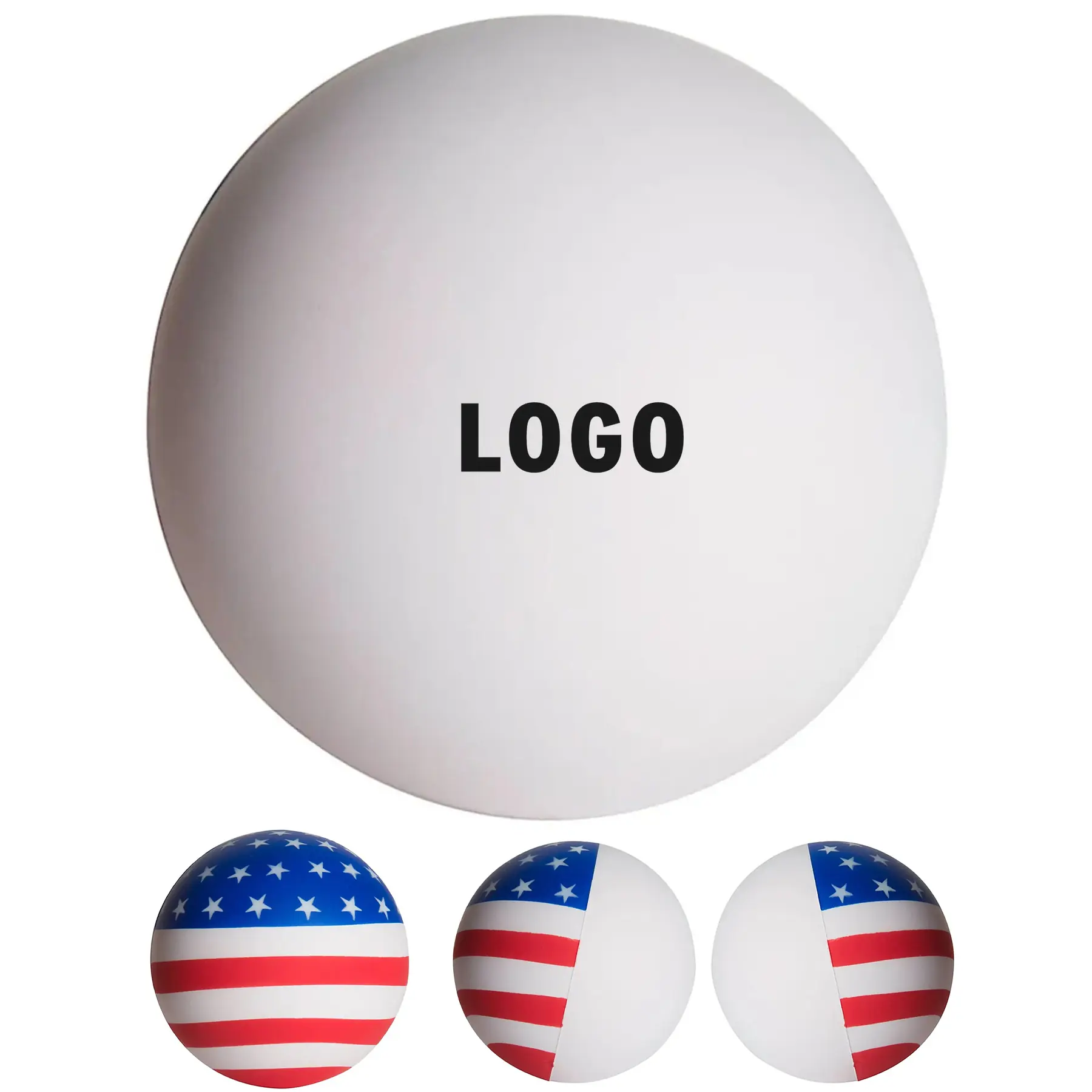 USA Flag Squeeze Ball Custom Print 2