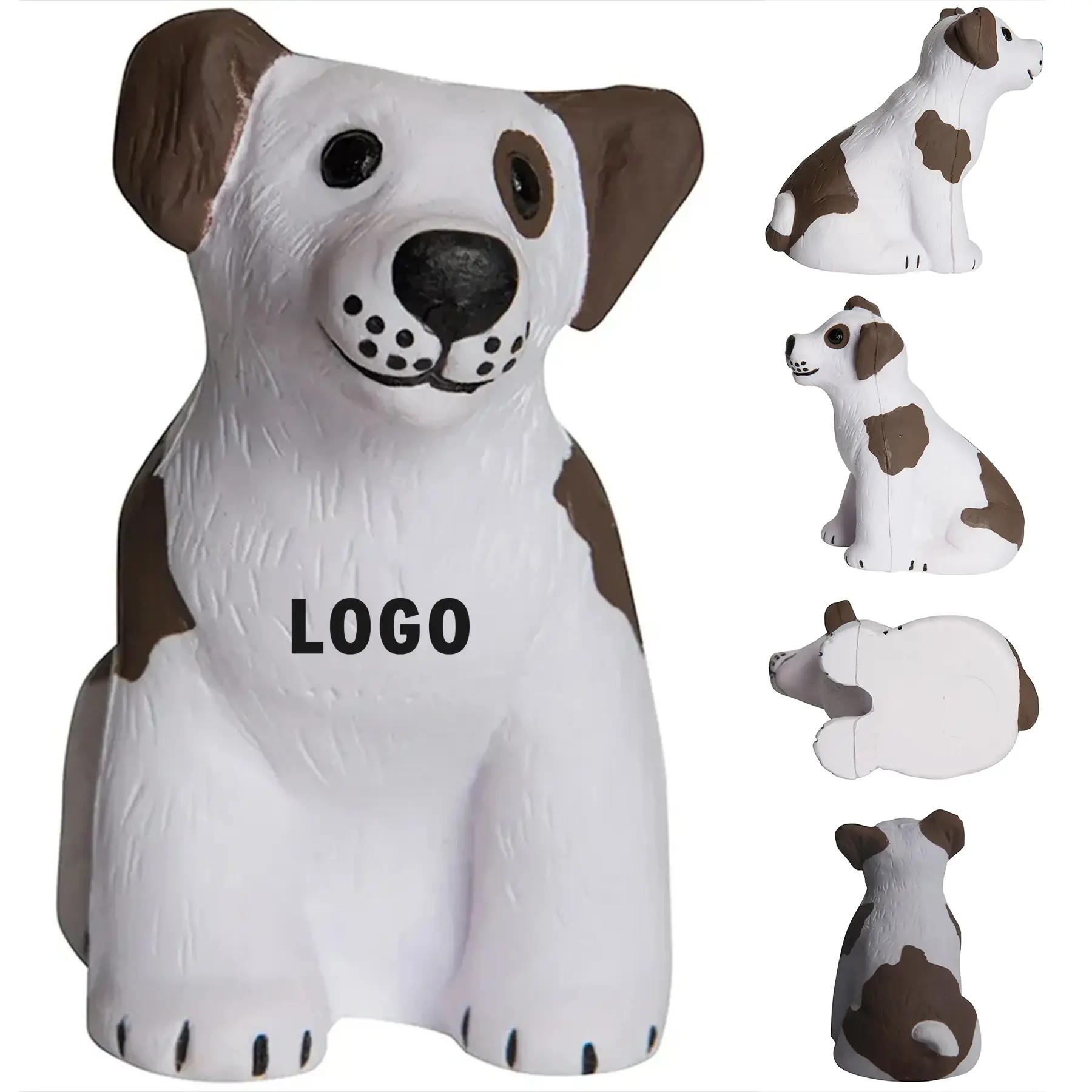 Seated Puppy Squeeze Stress Ball 2