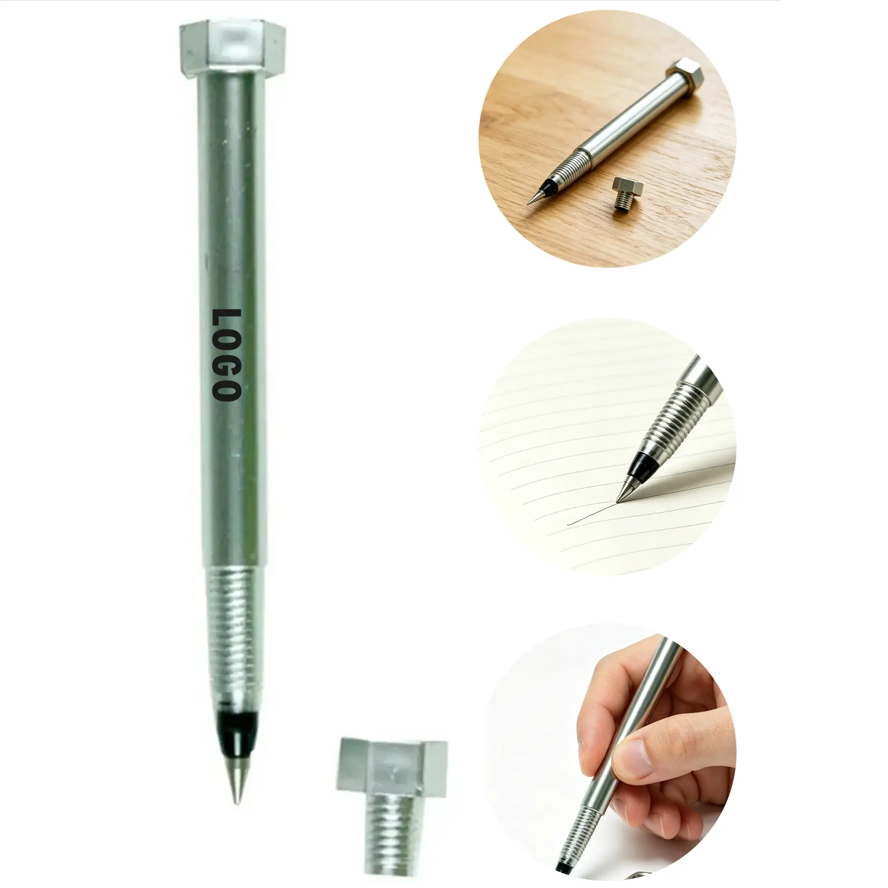 Promotional Hex Nut Bolt Pen 2