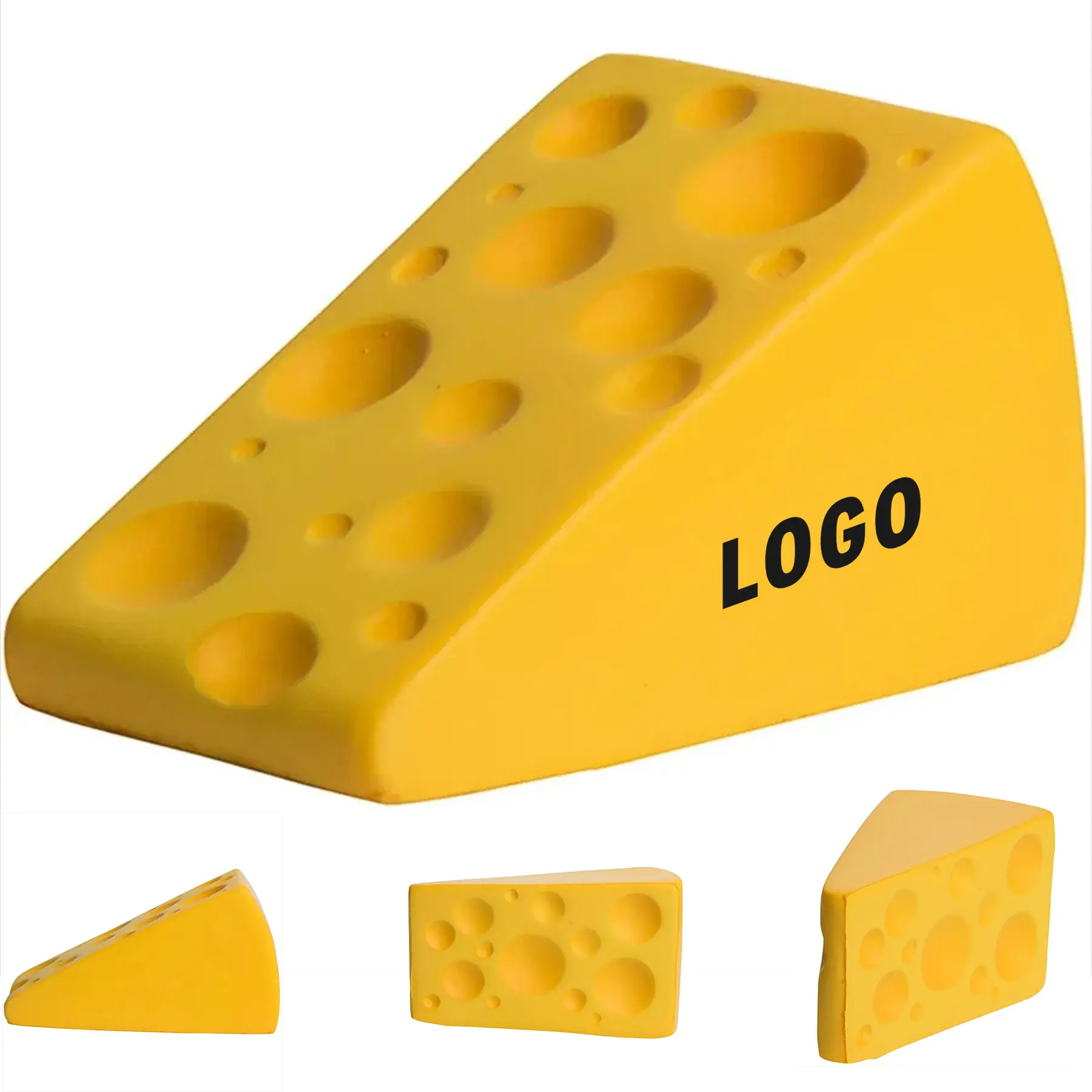 Custom Cheese Slice Stress Relief Toy for Promotional Use 2