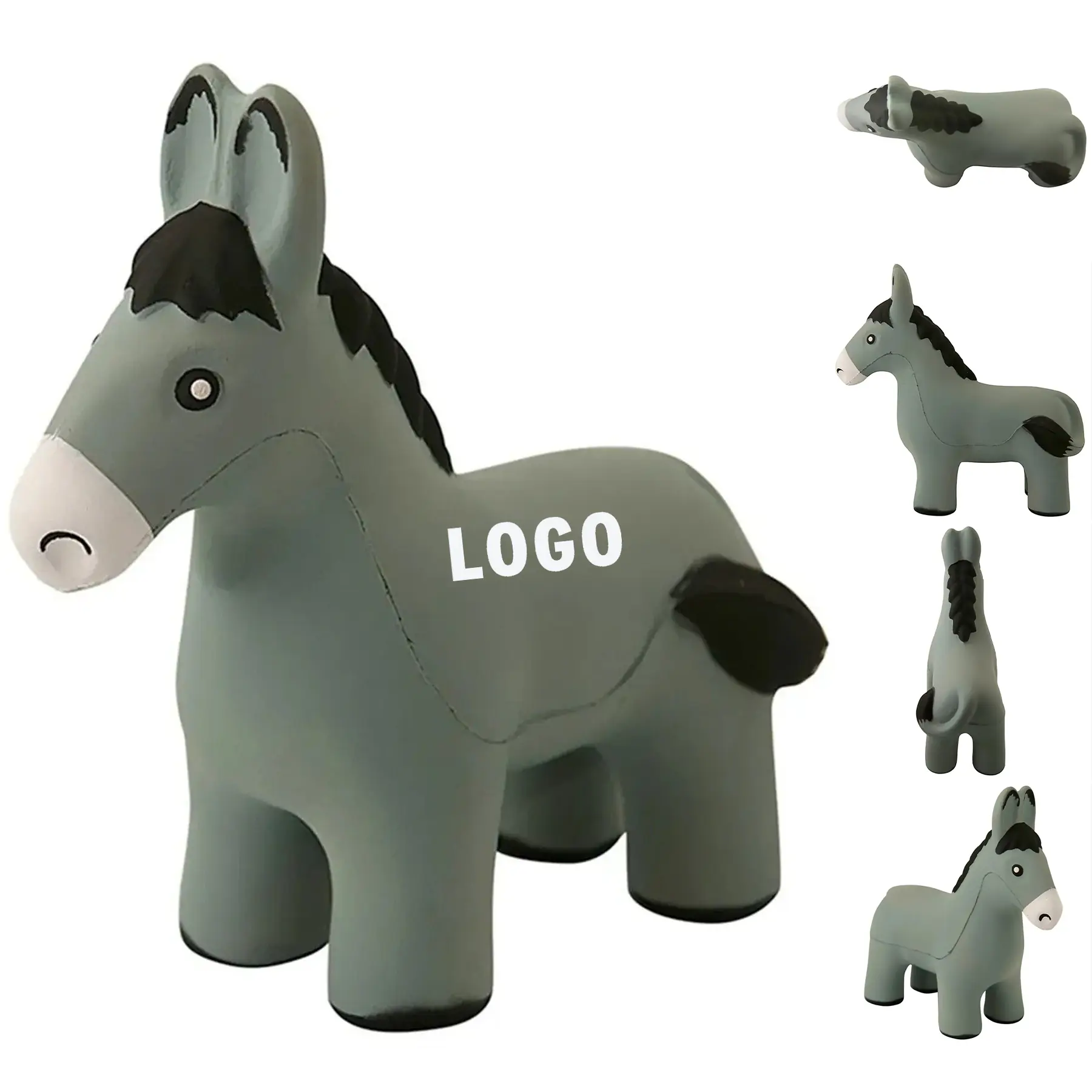 Customizable Donkey Squeeze Stress Ball for Events 2