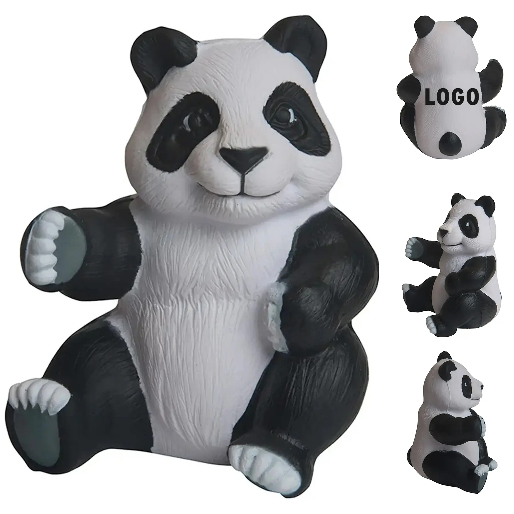 Personalized Panda Stress Relief Squeeze Toy 2