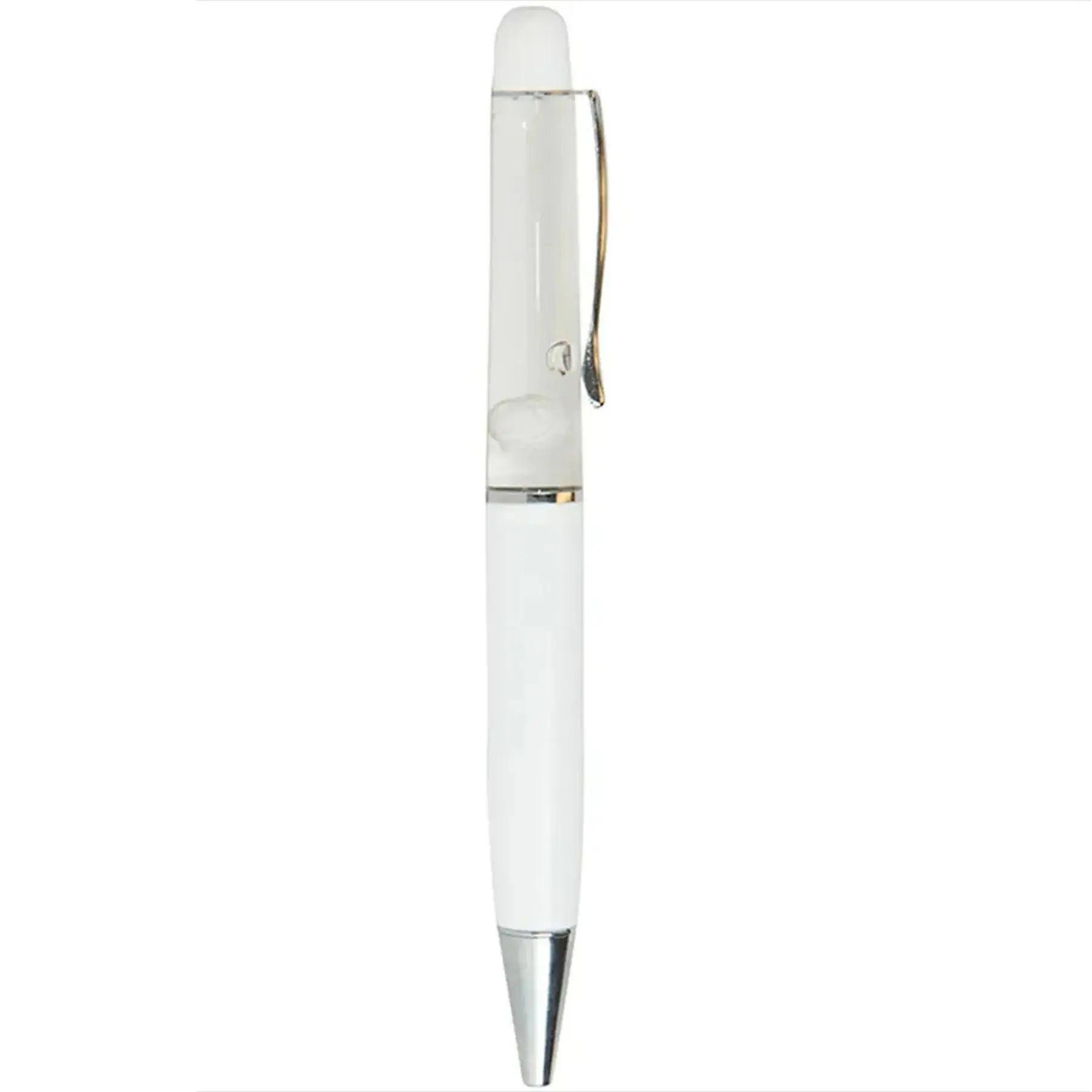 Floating Brain Metal Barrel Ballpoint Pen