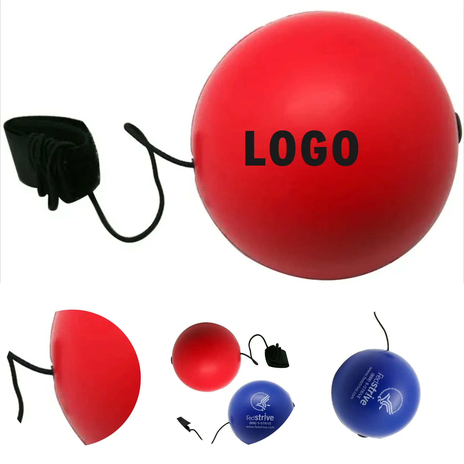 Bounce Back Bungee Cord Stress Ball 2