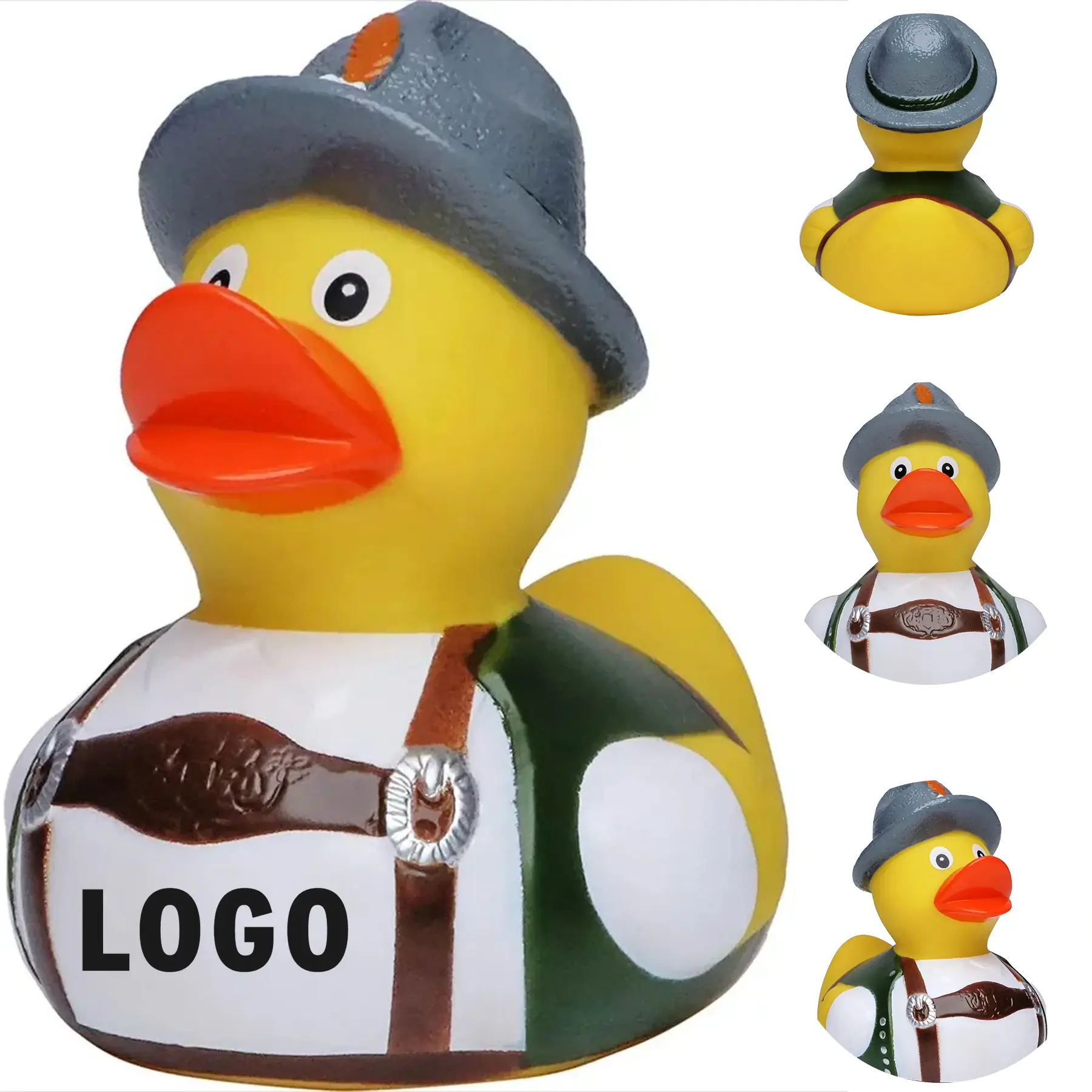 Bavarian Style Rubber Duck Custom Branding Toy 2
