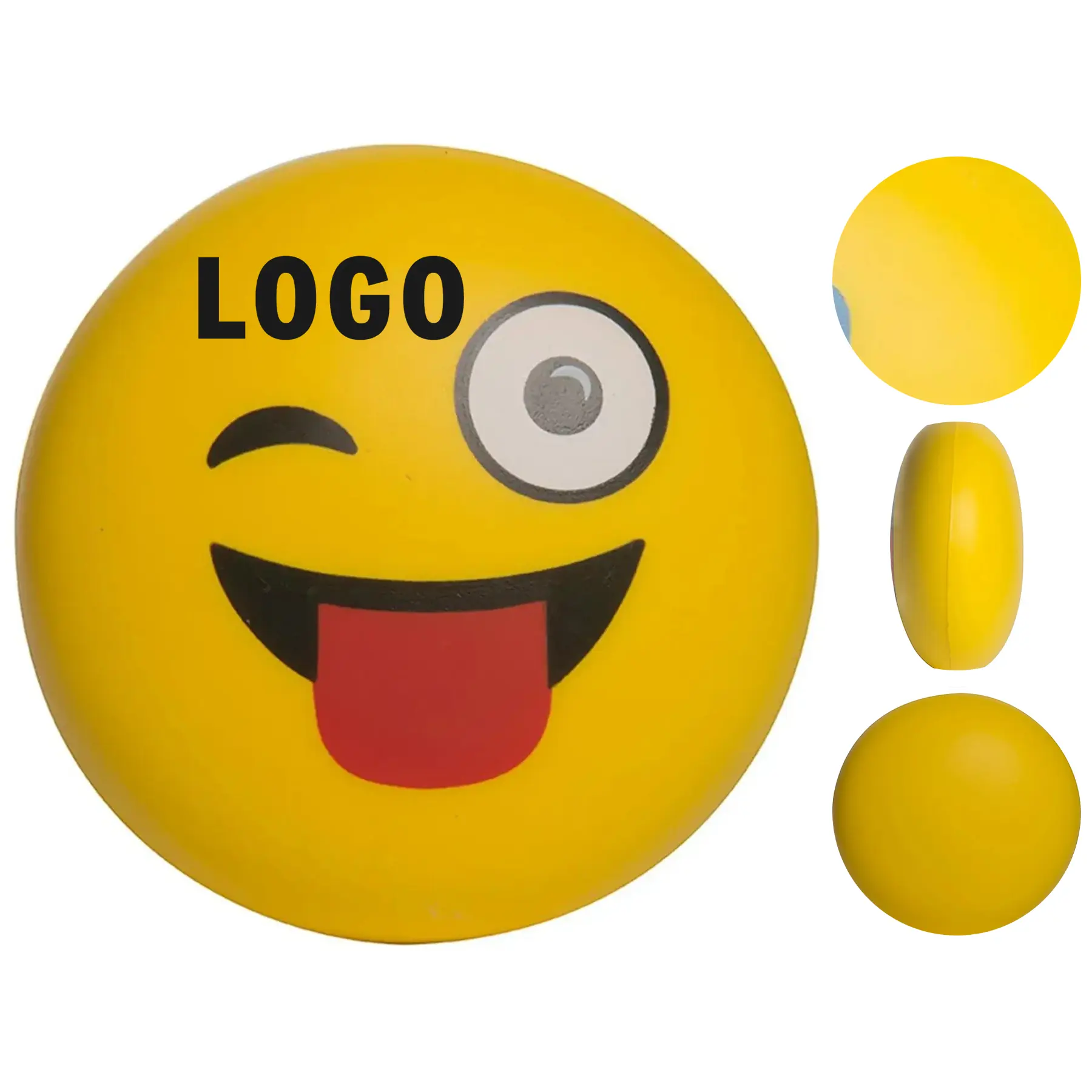 Playful Wink Face Stress Reliever Custom Gift 2
