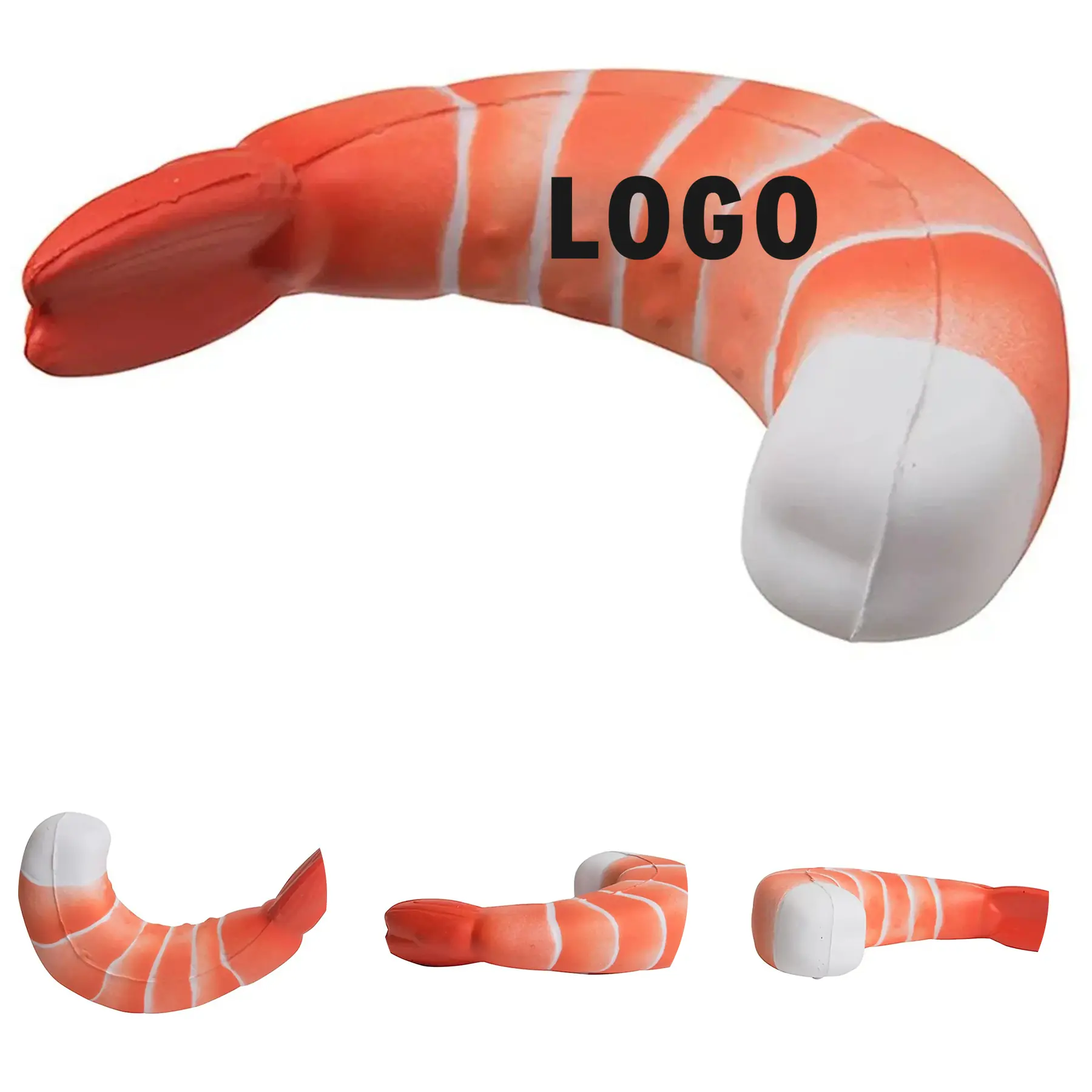 Custom Shrimp Stress Ball with Logo Imprint 2