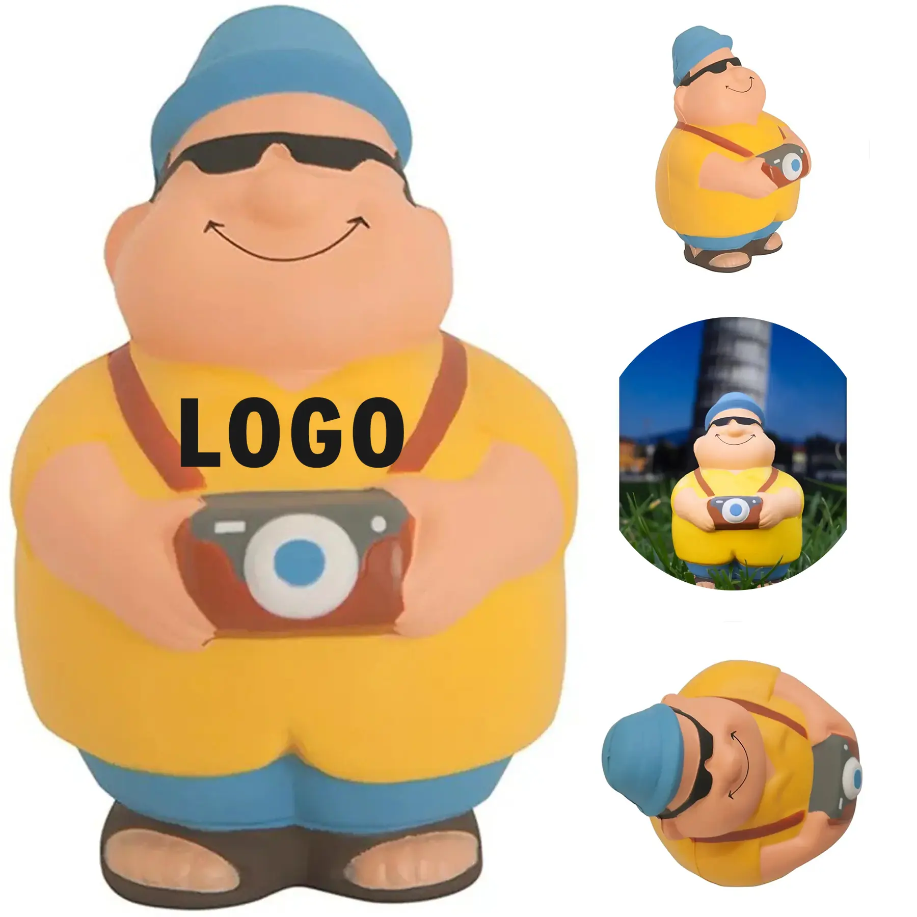 Customizable Travel Stress Relief Squeeze Ball 2