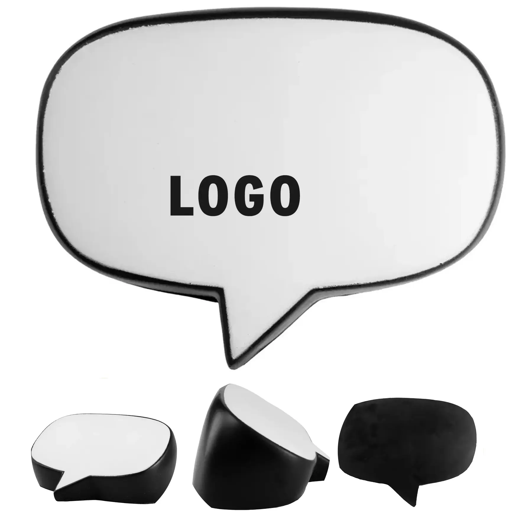 Custom Logo Speech Bubble Squeeze Toy 2