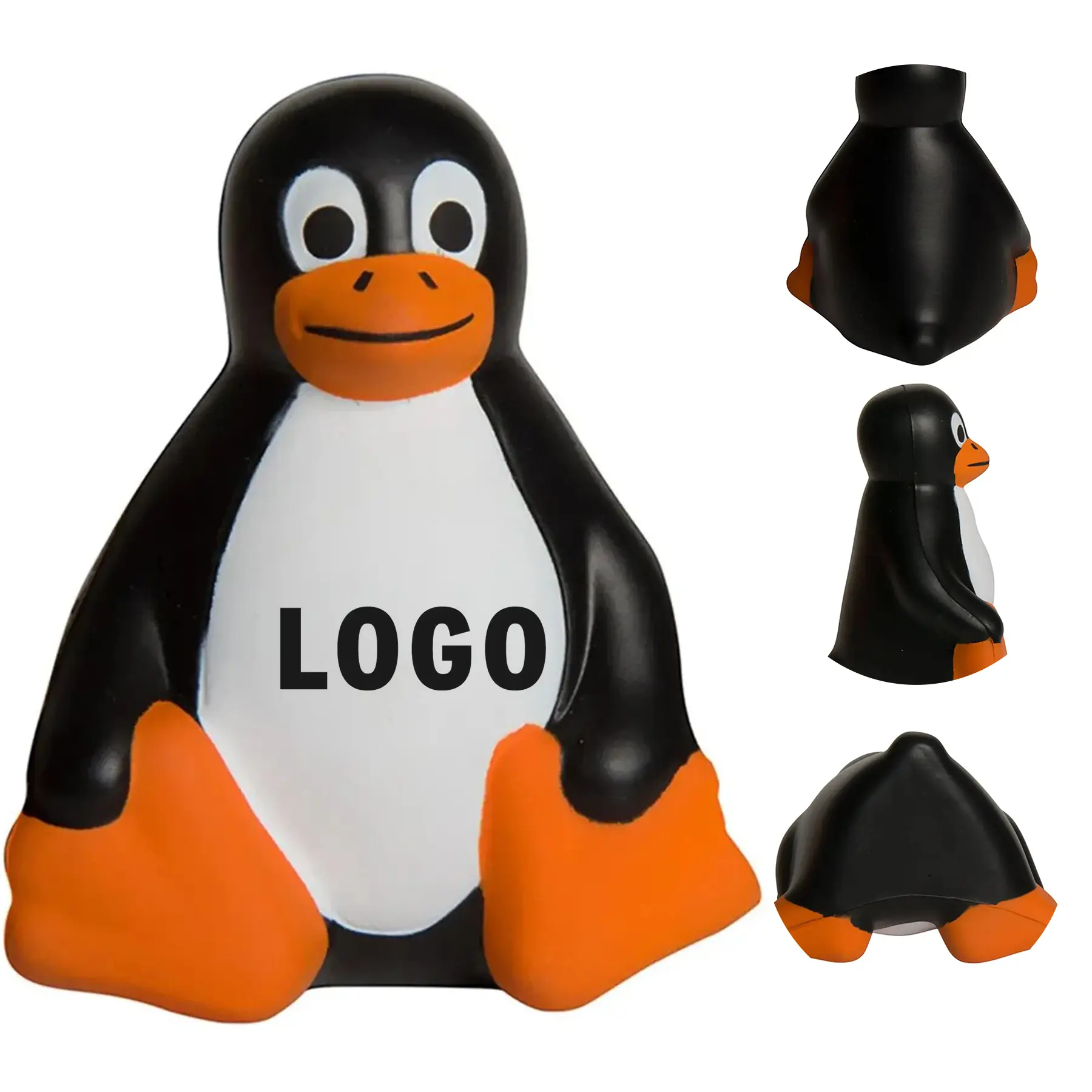 Penguin Stress Ball Custom Logo 2