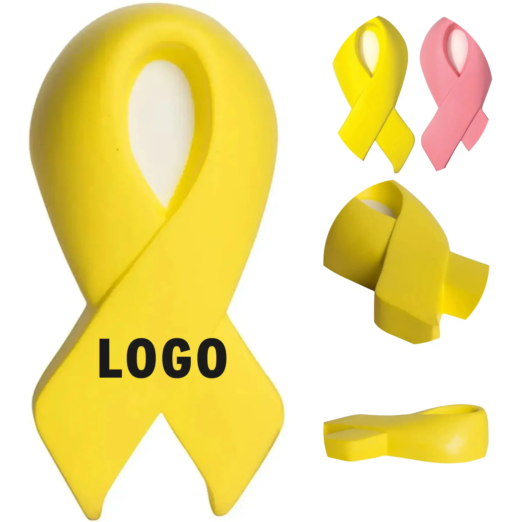 Custom Awareness Ribbon Stress Ball for Charity Events 2