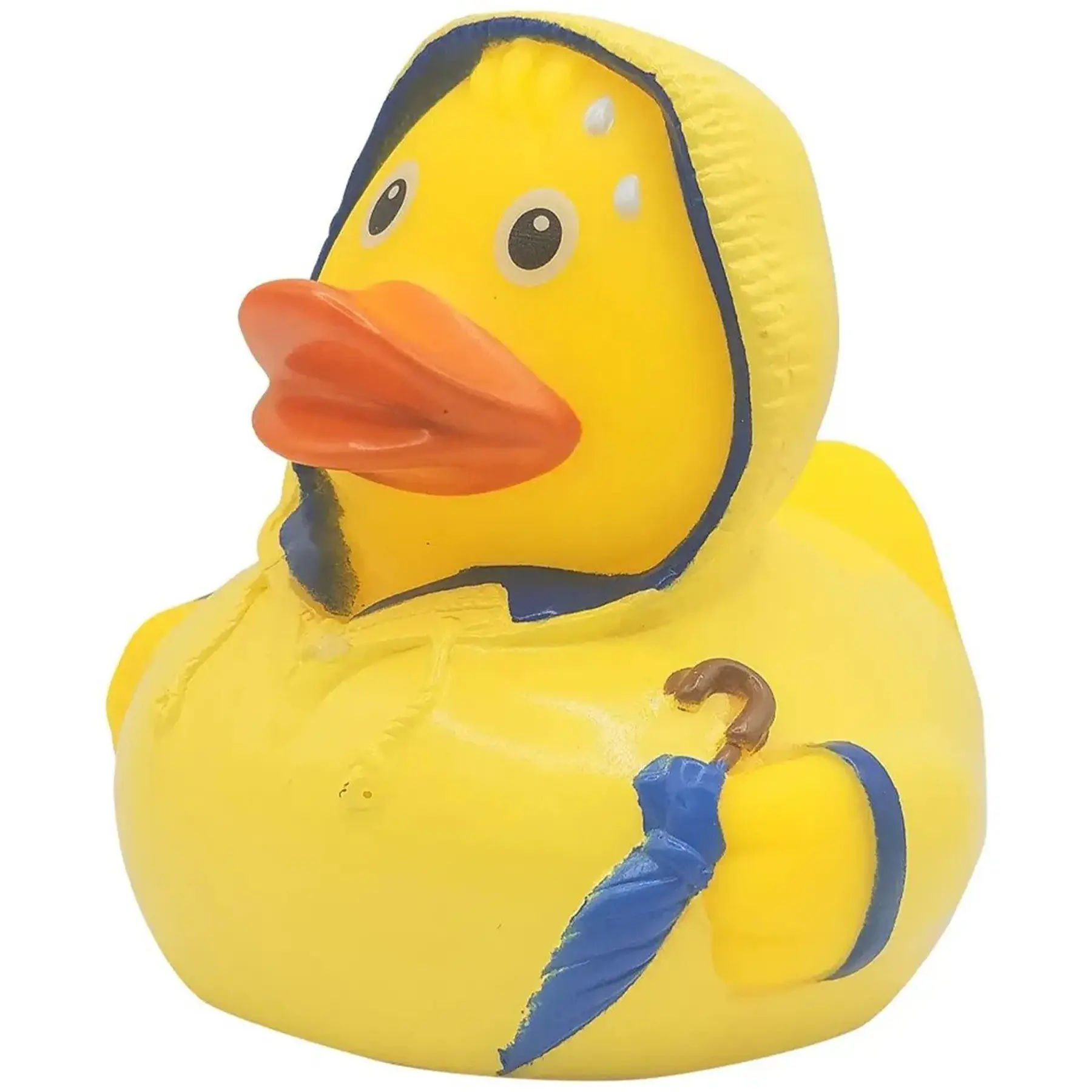 Stormy Duck Bath Toy Featuring Raincoat Umbrella