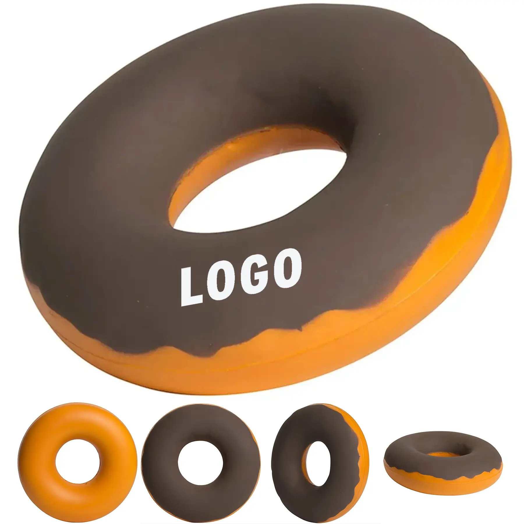 Chocolate Donut Stress Ball Custom Promotional Giveaway 2