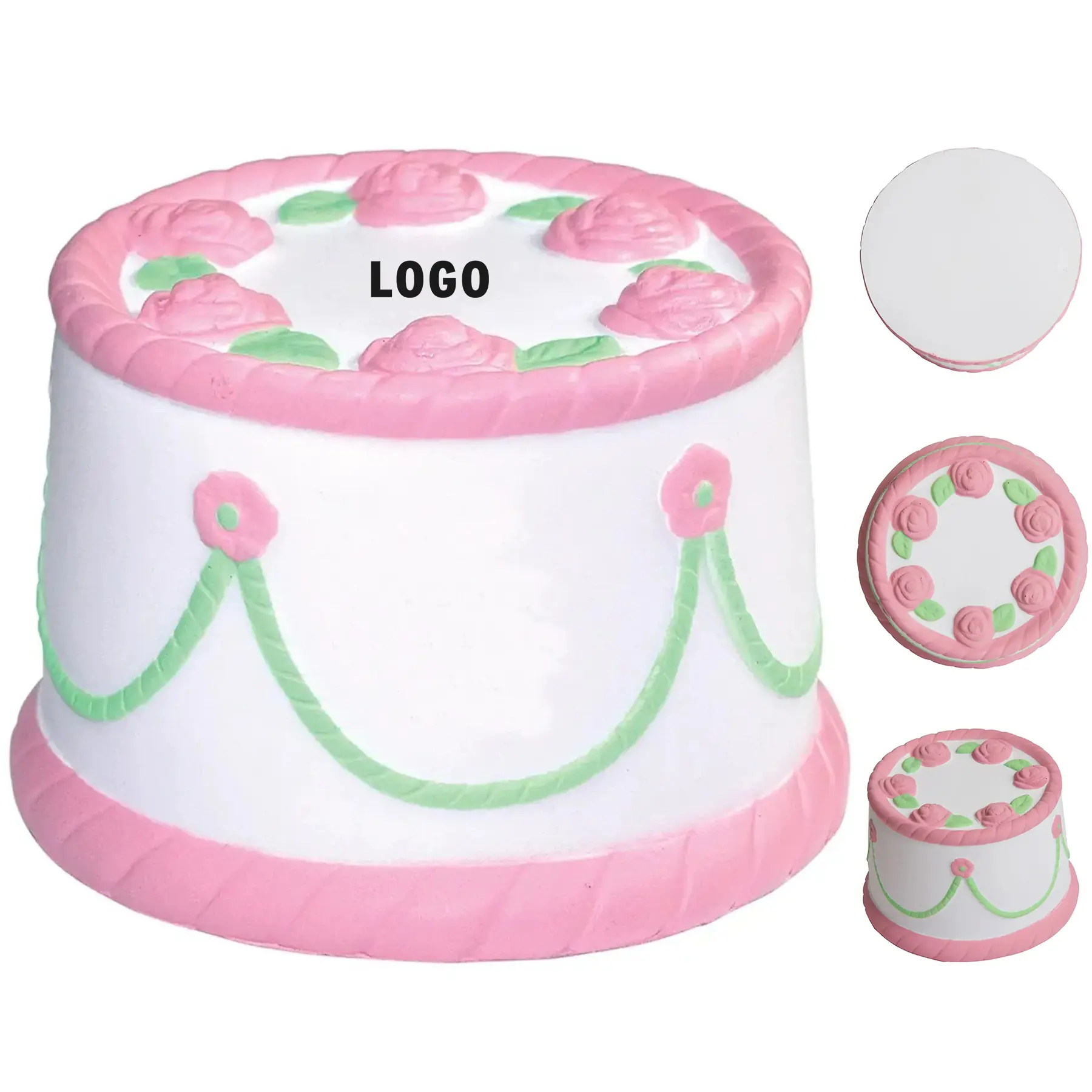 Squeeze Cake Stress Relief Toy Custom Logo 2