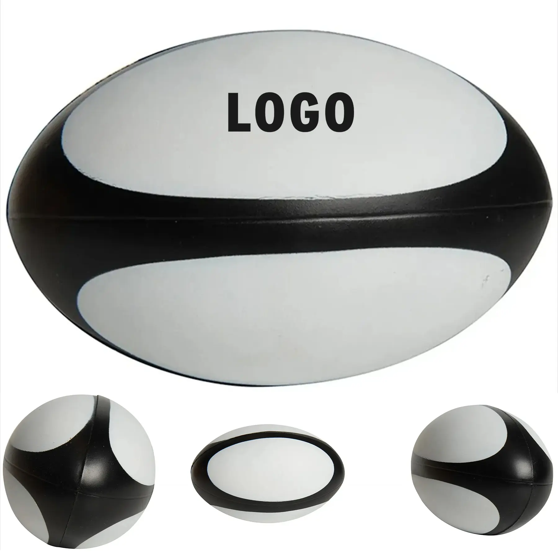 Custom Rugby Ball Squeeze Stress Relief Toy 2
