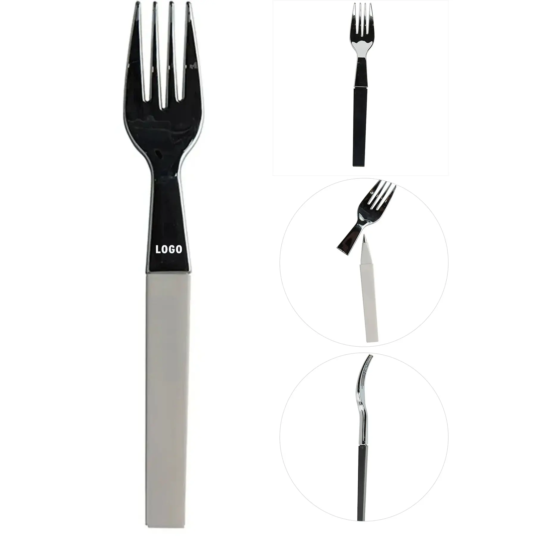 Fork Shaped Ballpoint Pen Custom Promotional Gift 2