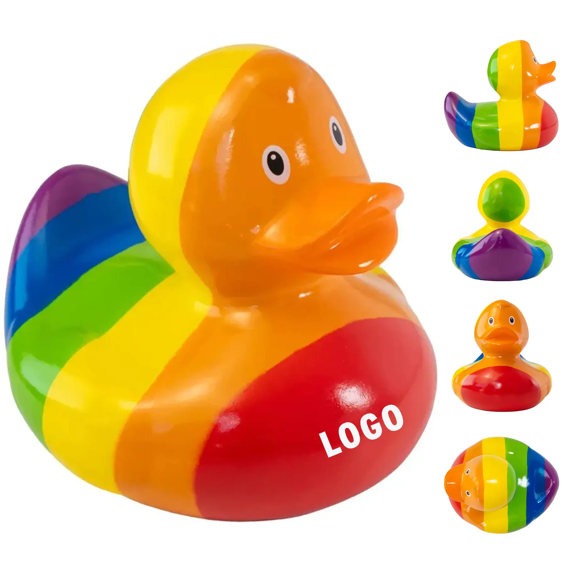 Custom Pride Rainbow Duck 2