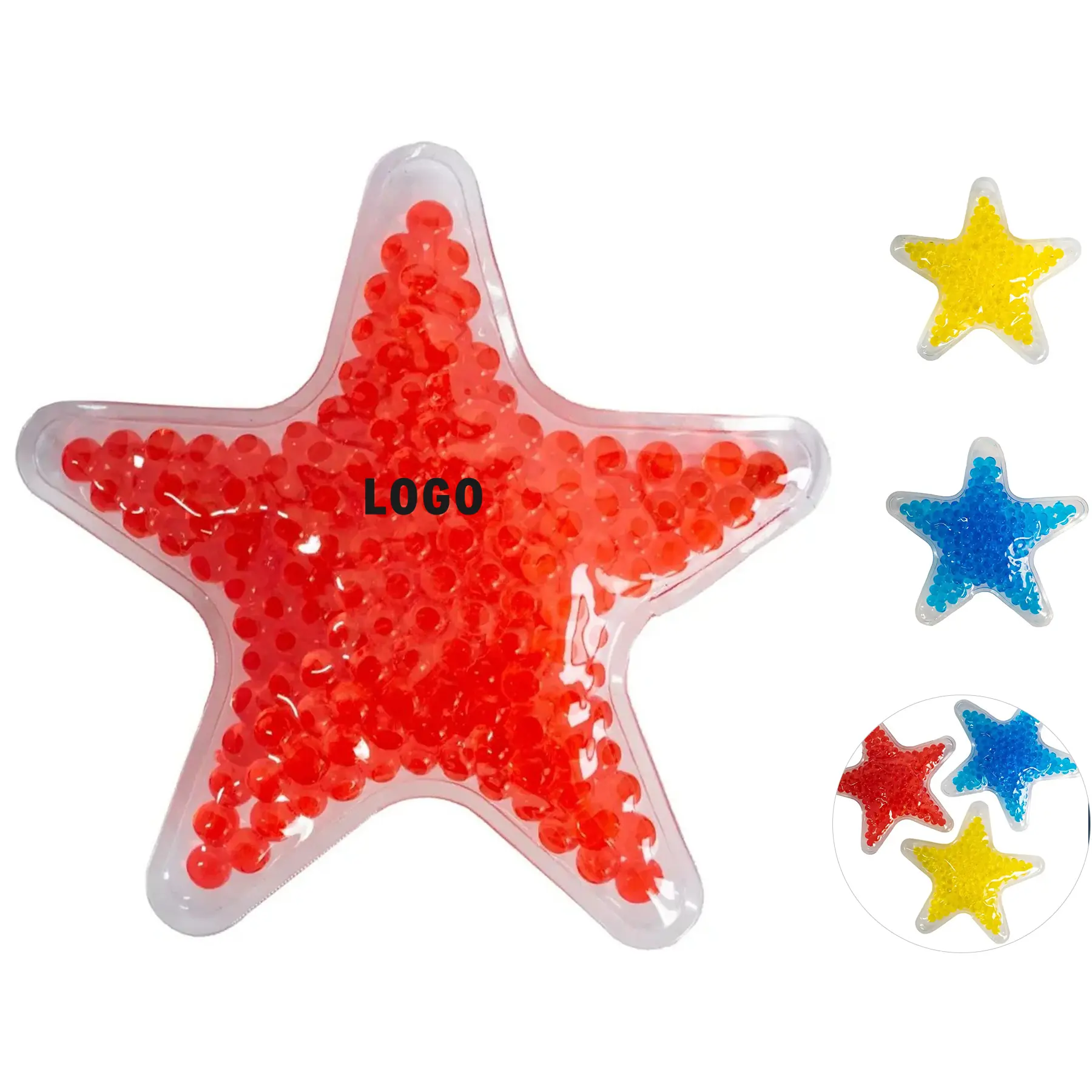 Glitter Gel Star Pack for Hot Cold Therapy 2