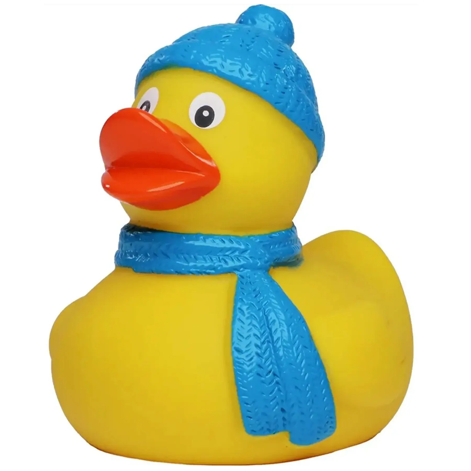 Chilly Season Duck Bath Companion With Scarf Beanie