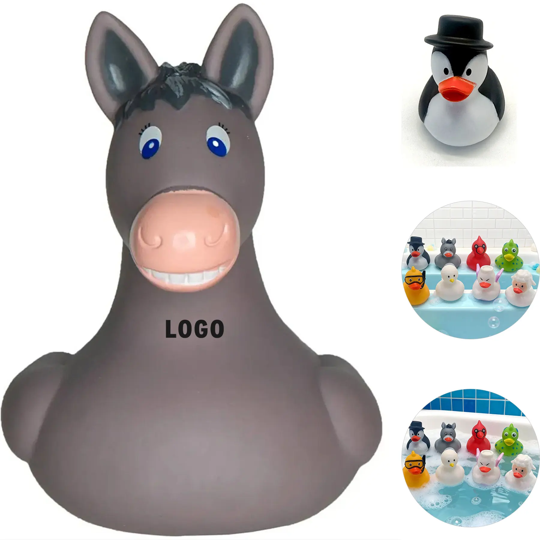 Donkey Duck Promotional Rubber Collectible 2