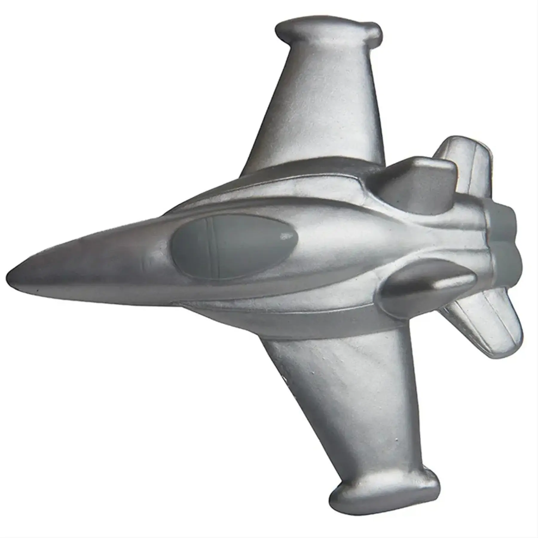Sleek Foam Stress Ball in Fighter Jet Design