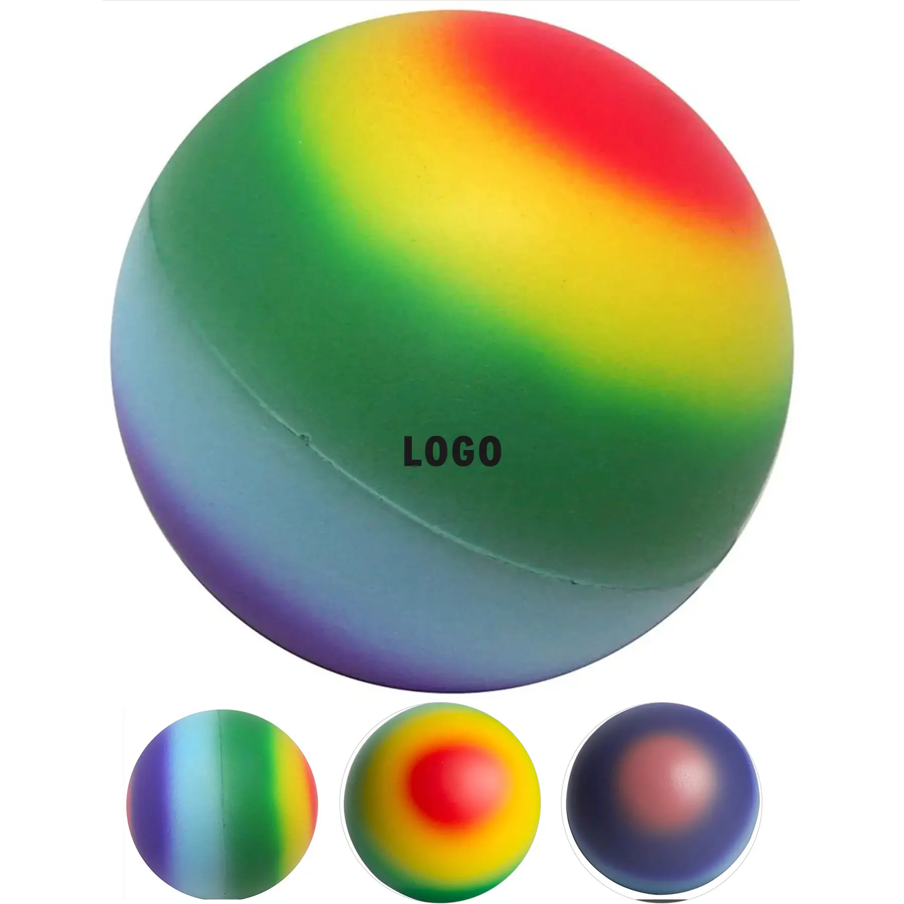 Customizable Rainbow Stress Ball 2