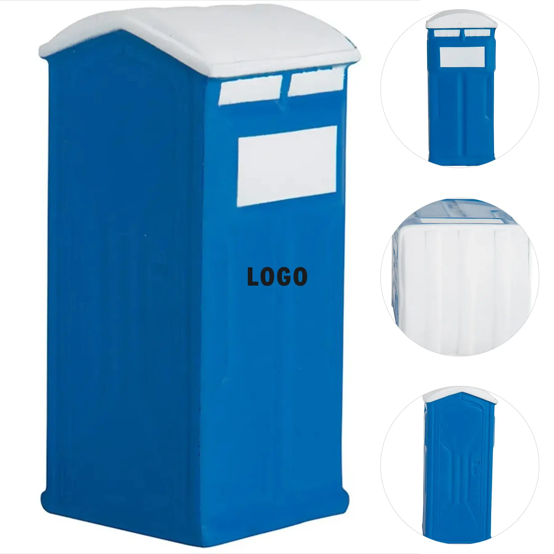 Squeeze Stress Reliever Portable Toilet Shape Custom Giveaway 2