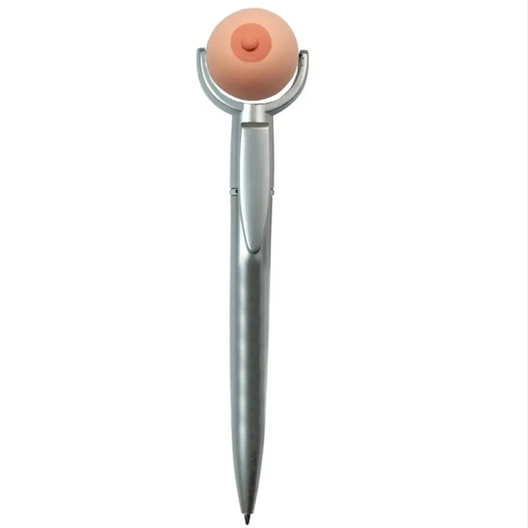 Stress Relief Breast Shape Ballpoint Pen for Awareness Events