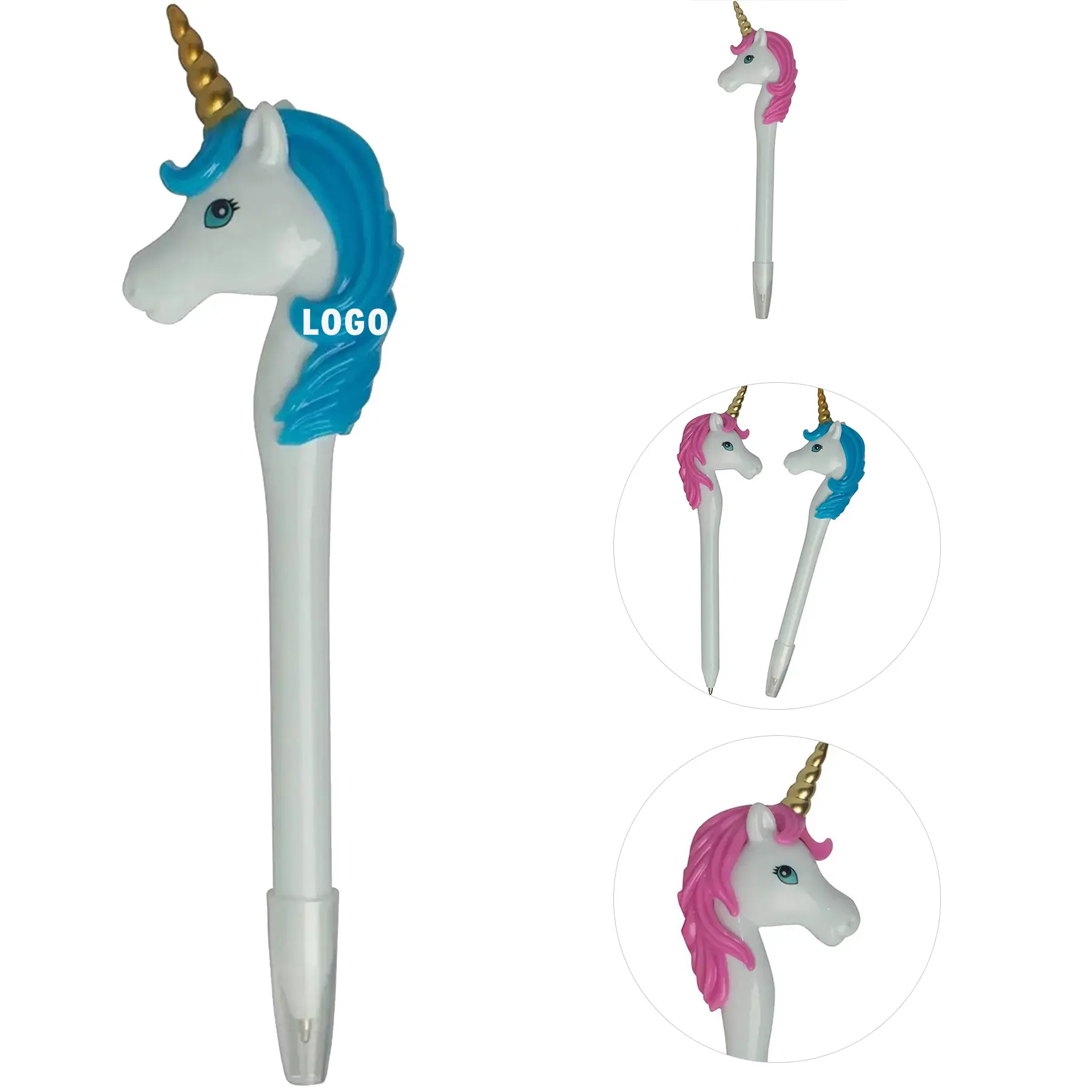 Magical Unicorn Promotional Pen Custom Color Choices 2