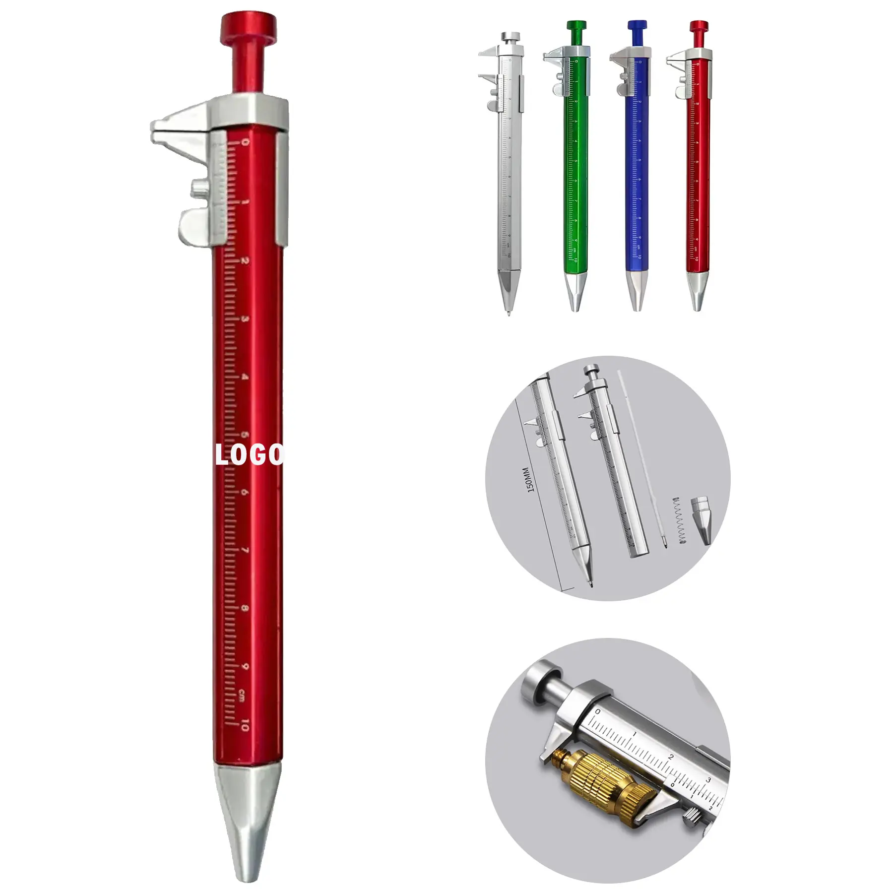 Contractor Caliper Ballpoint Pen 2