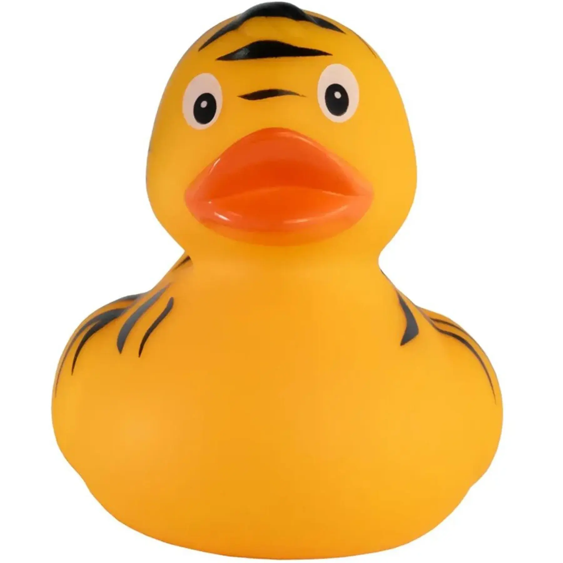 Tiger Striped Rubber Duck