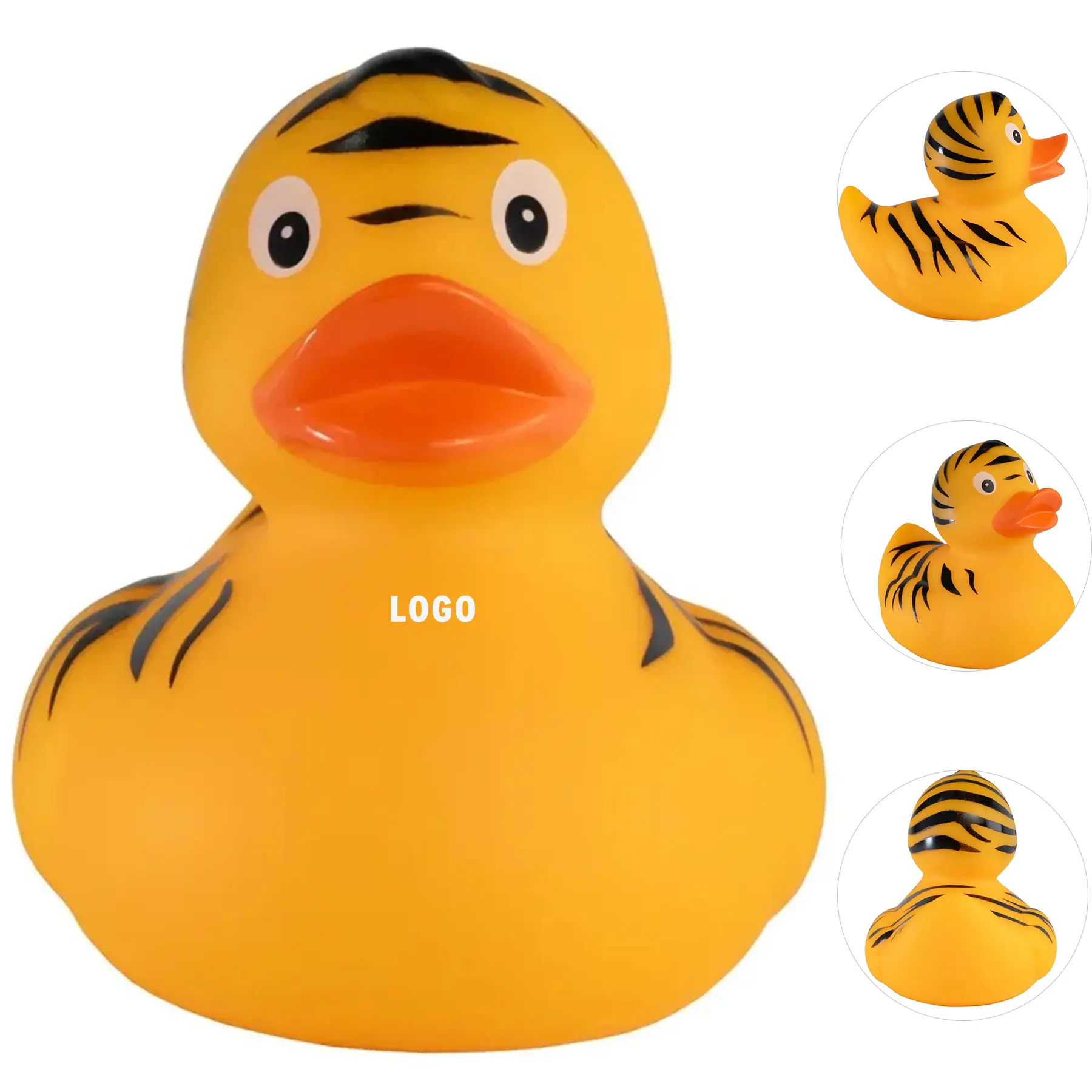 Tiger Striped Rubber Duck 2