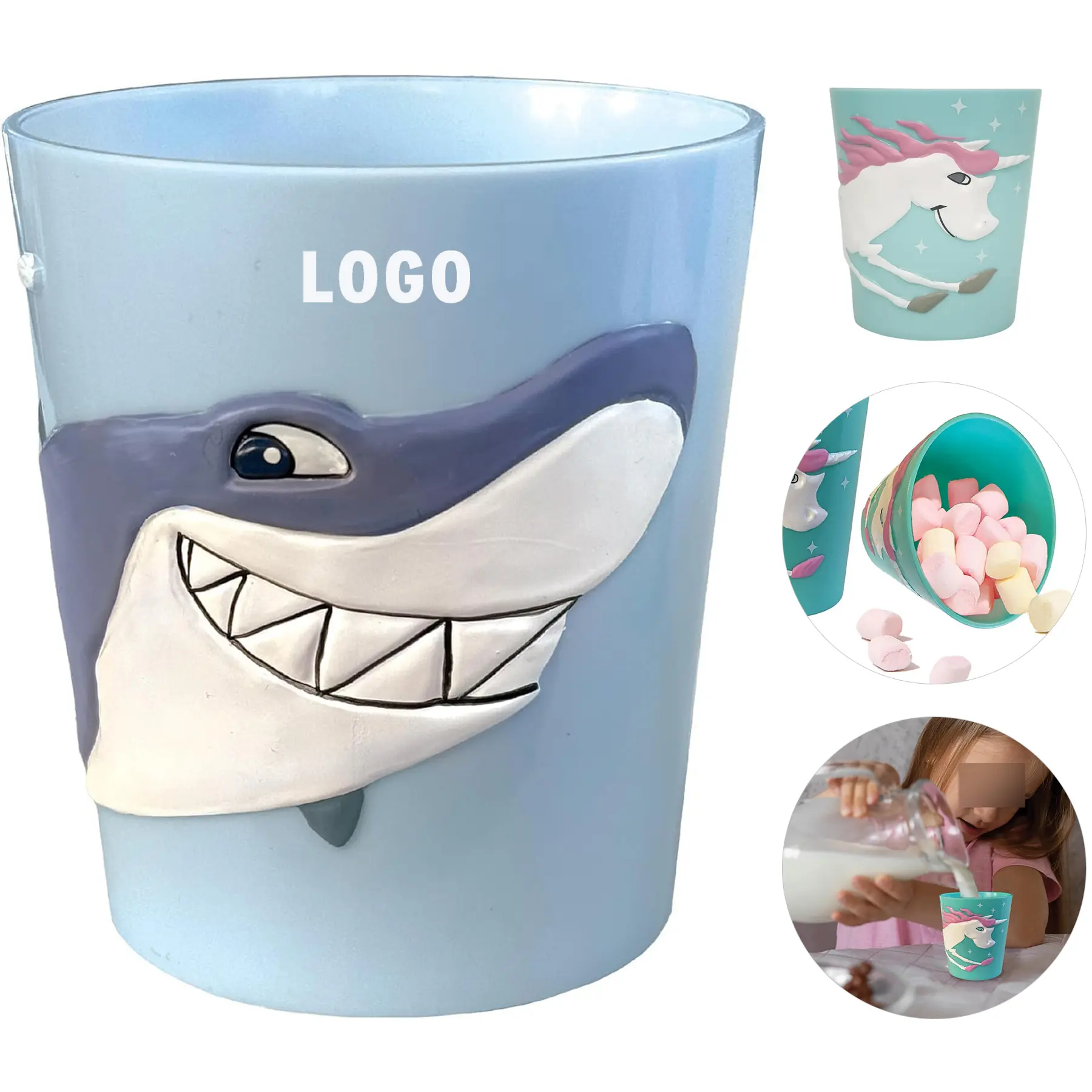 Custom Kids Unicorn Tumbler Promotion Gift 2