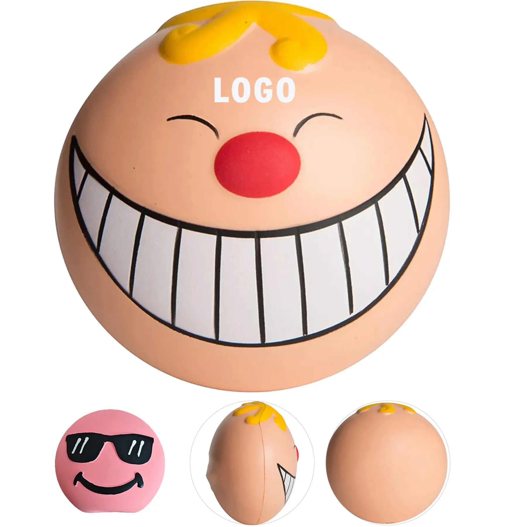 Funny Grin Stress Relief Ball 2