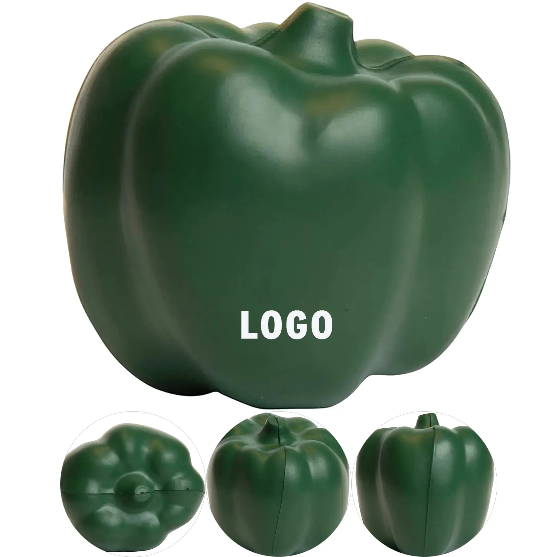 Custom Printed Bell Pepper Squeeze Toy for Brand Advertising 2
