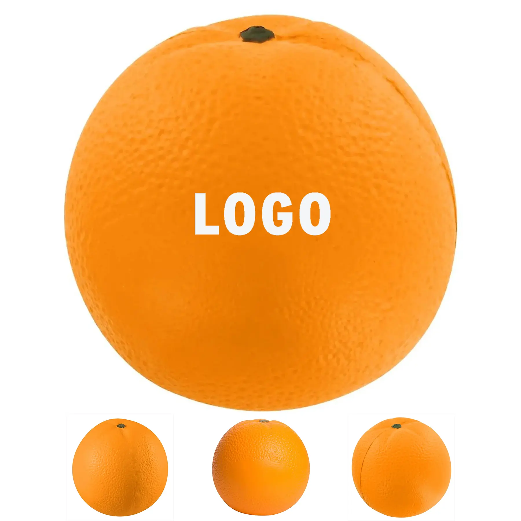 Realistic Orange Stress Ball 2
