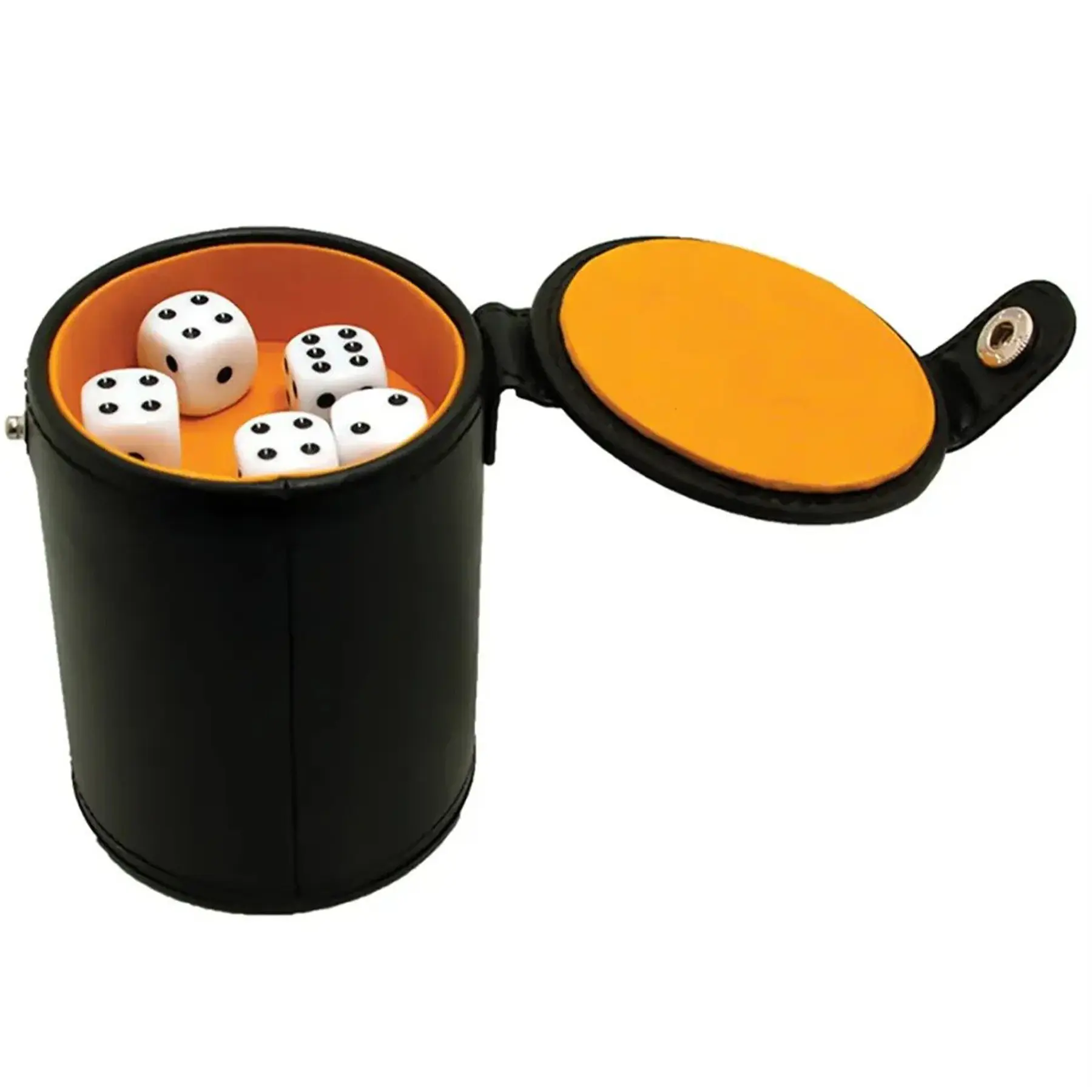 Premium Leather Dice Cup Hidden Storage