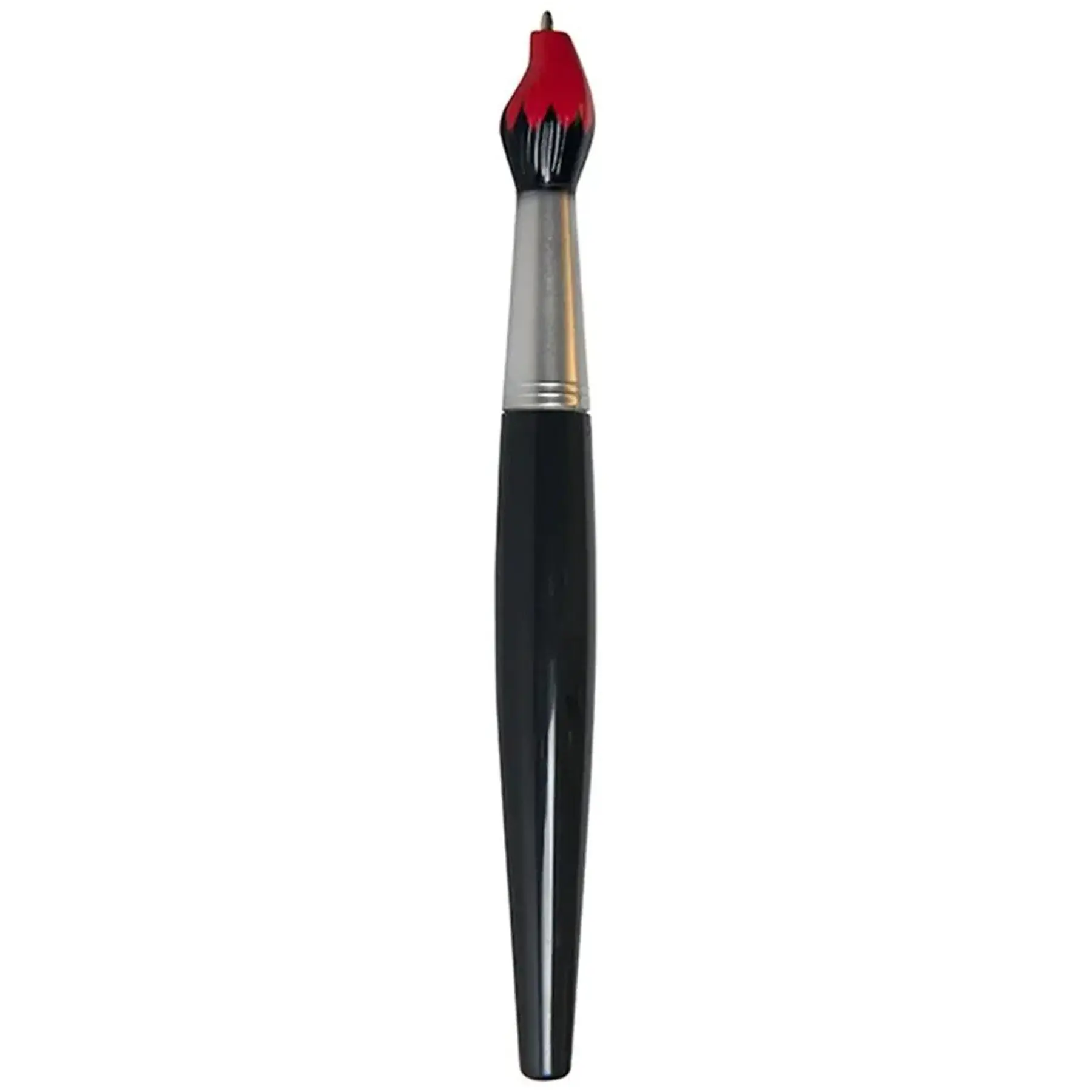Black Handle Paintbrush Ballpoint Pen