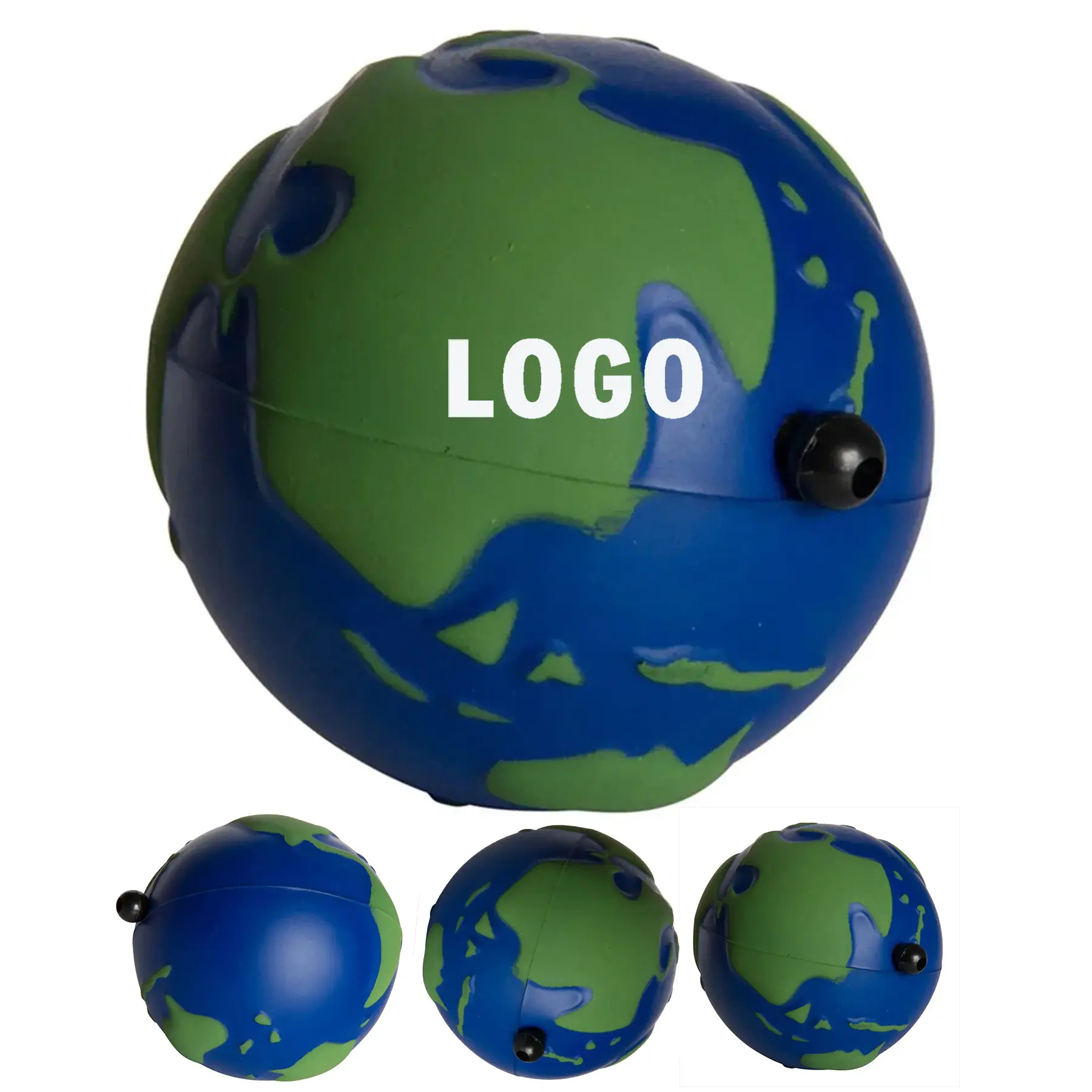 Customizable Earth Shape Vibrating Stress Ball 2