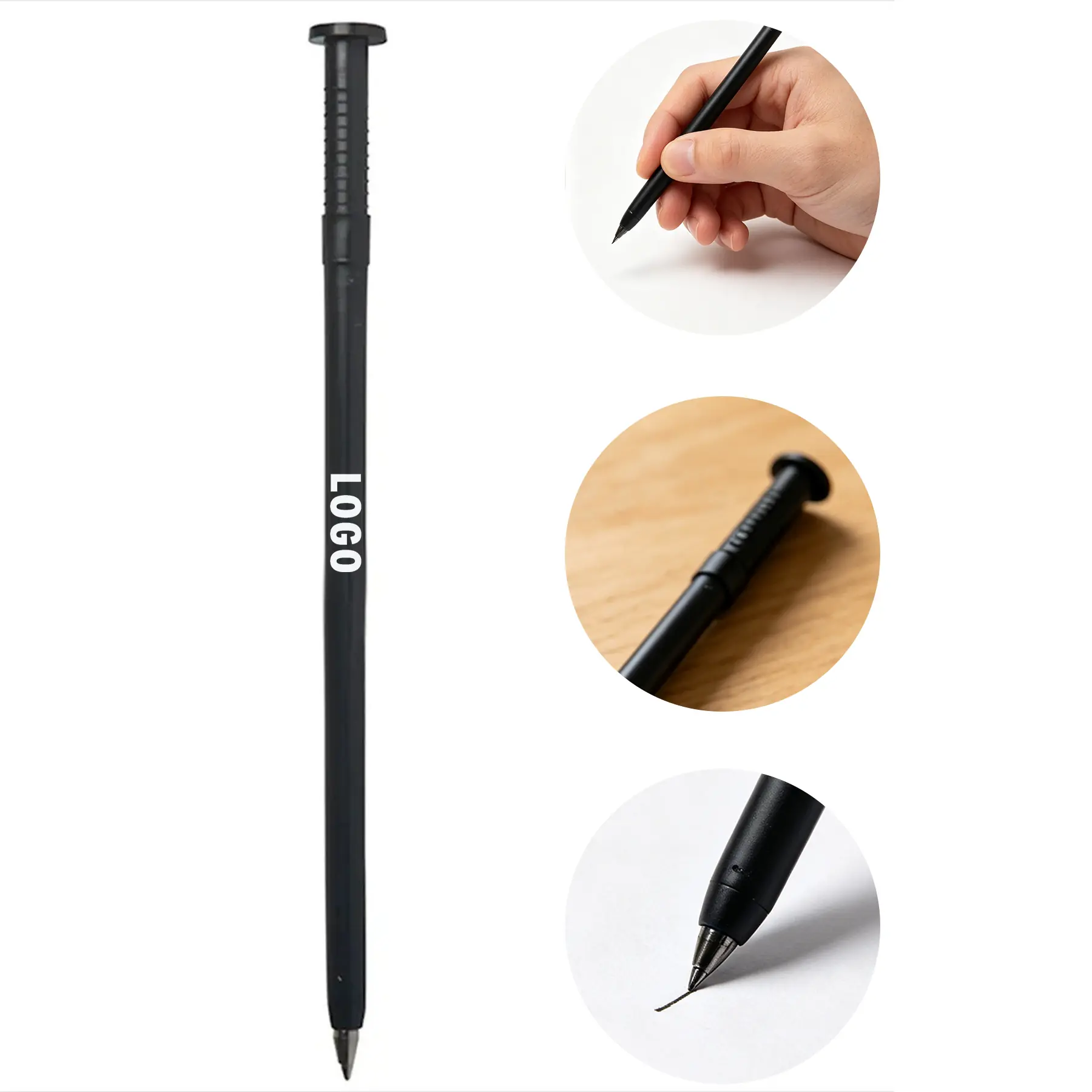 Promotional Nail Shape Ballpoint Pen with Custom Logo 2